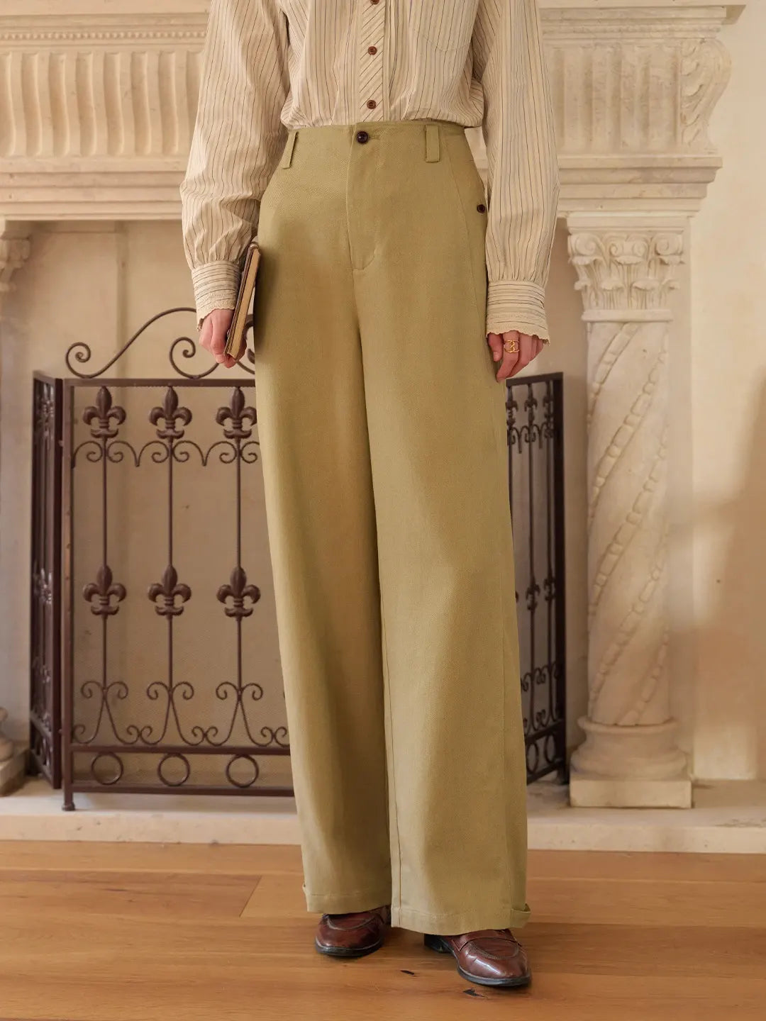 Ainara Lyocell Straight Trousers