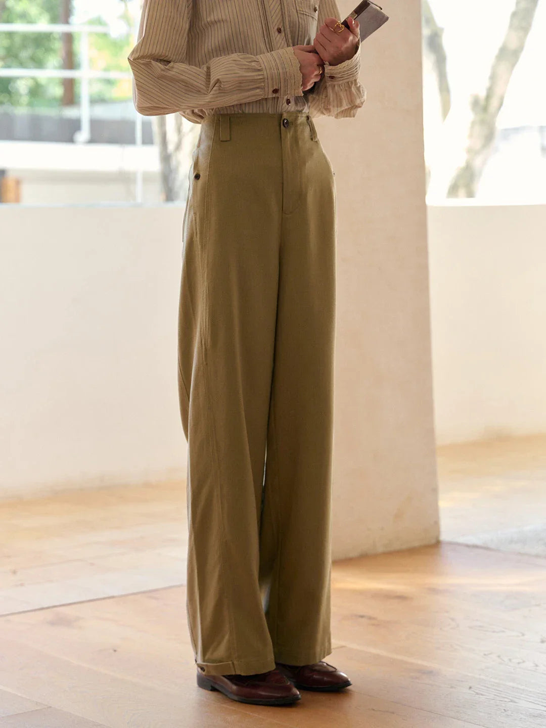 Ainara Lyocell Straight Trousers