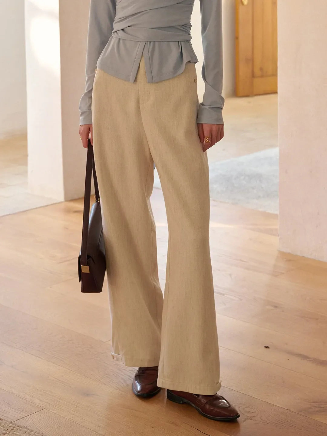 Ainara Lyocell Straight Trousers