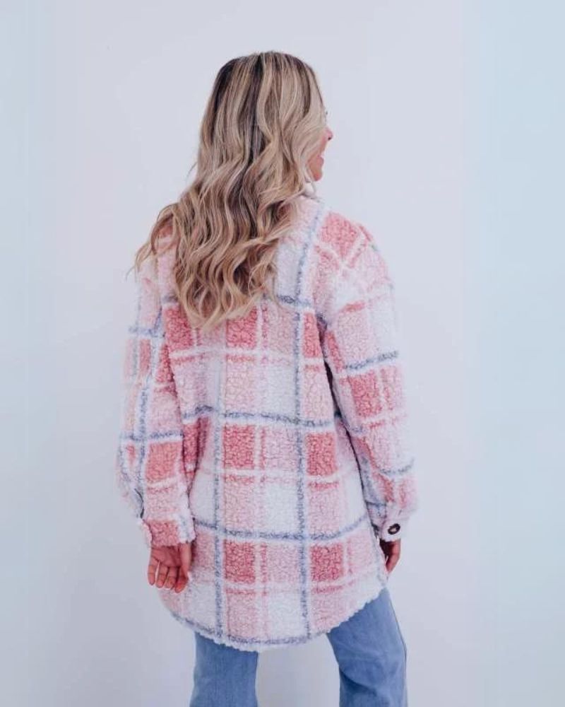 Isabelle's™ | Fleece Plaid Jacket