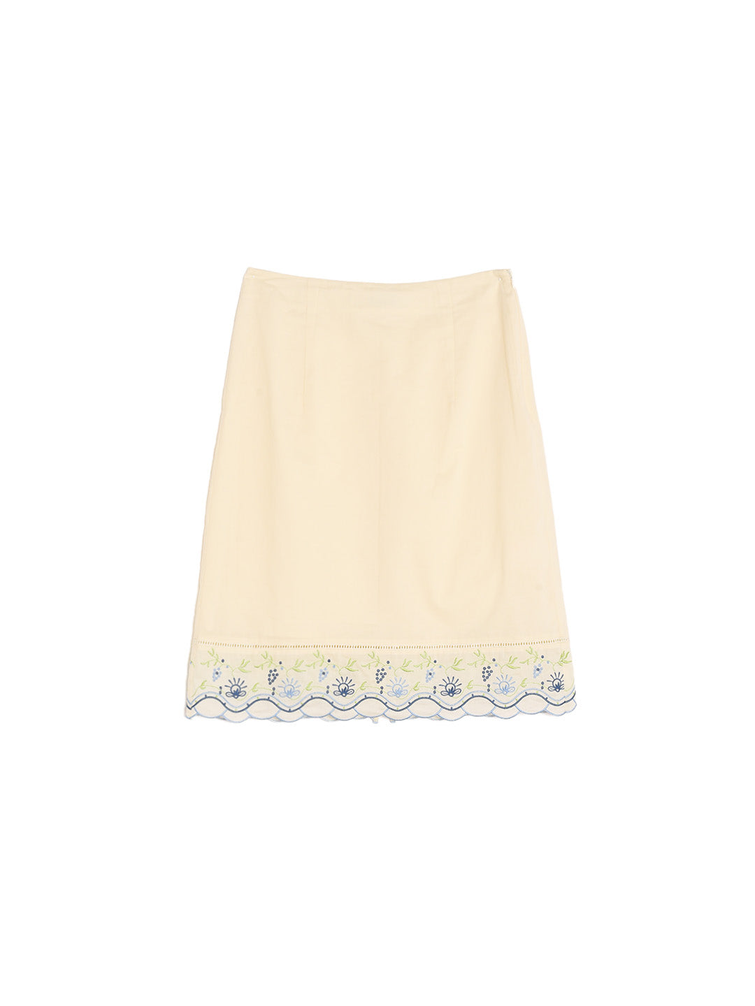 Annie Color Embroidery 100% Cotton Skirt