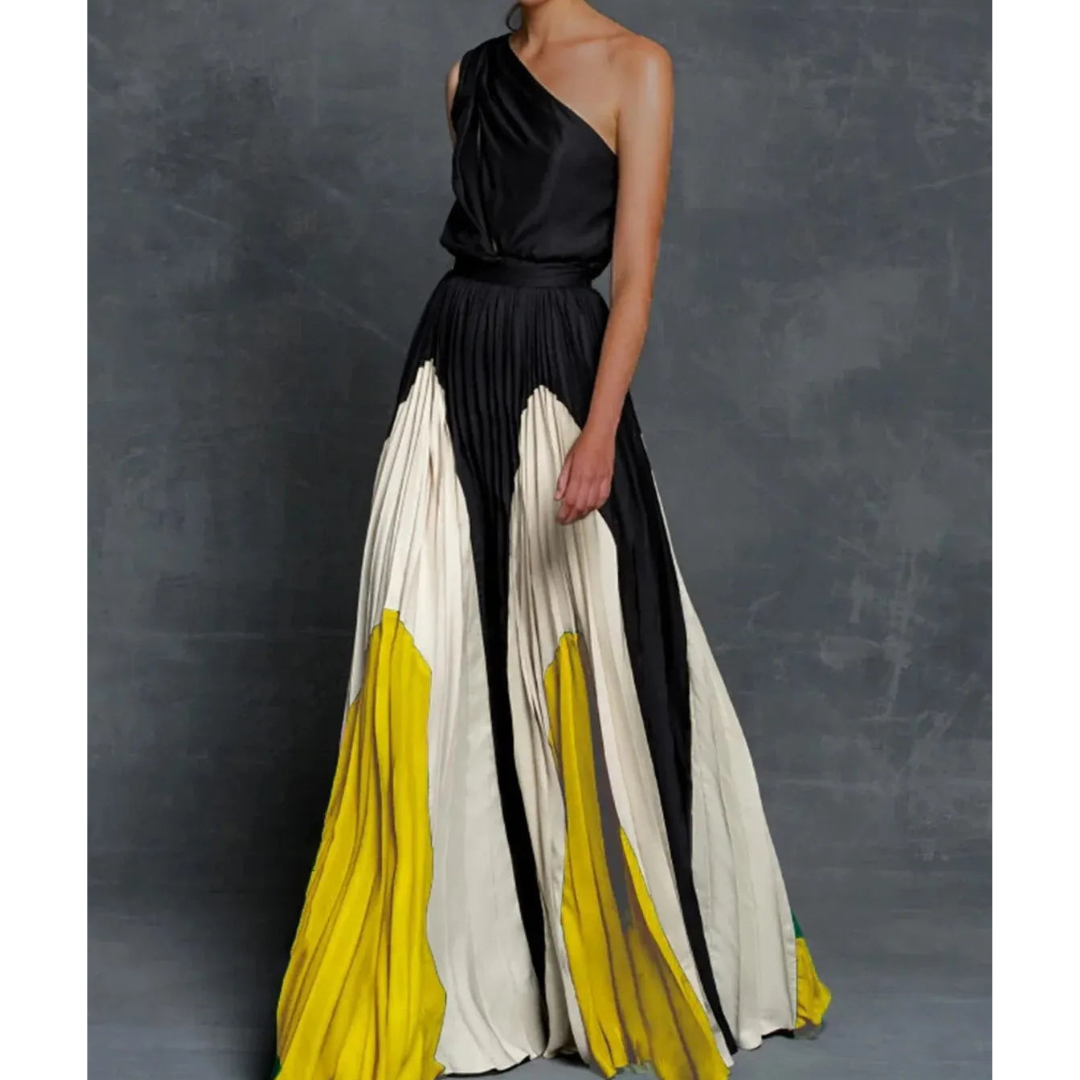 Isabelle's™ | Artistic One Shoulder Long Dress