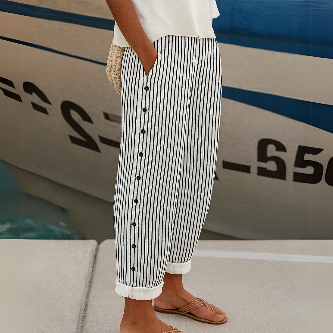 Isabelle's™ | Comfortable Striped Casual Pants