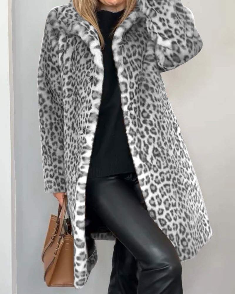Isabelle's™ | Long Leopard Jacket
