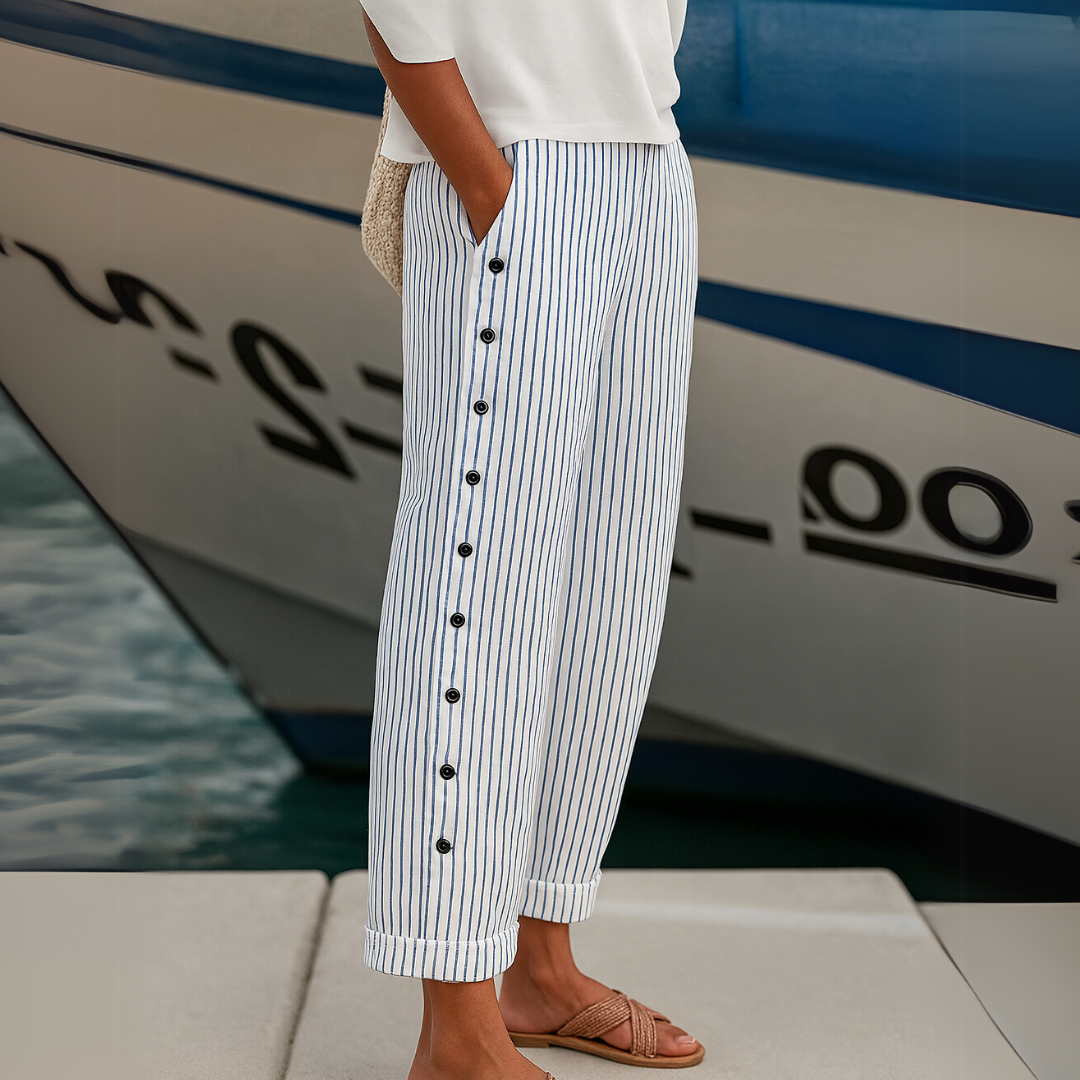 Isabelle's™ | Comfortable Striped Casual Pants