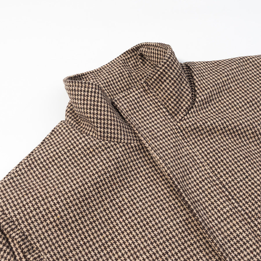 Casual Plaid Pilot Jacket Jacket For Women