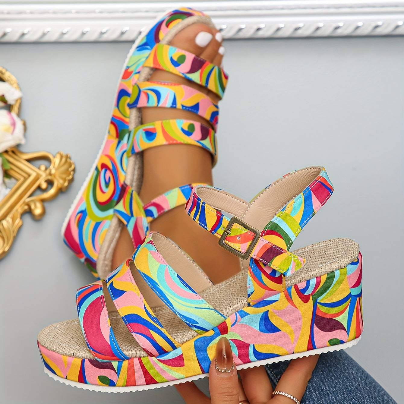 Isabelle's™ | Platform Ankle Strap Sandals