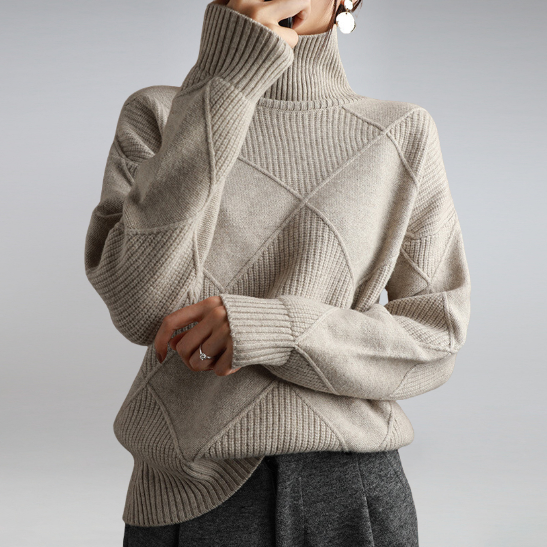 Isabelle's™ | Winter Turtleneck Knit Sweater
