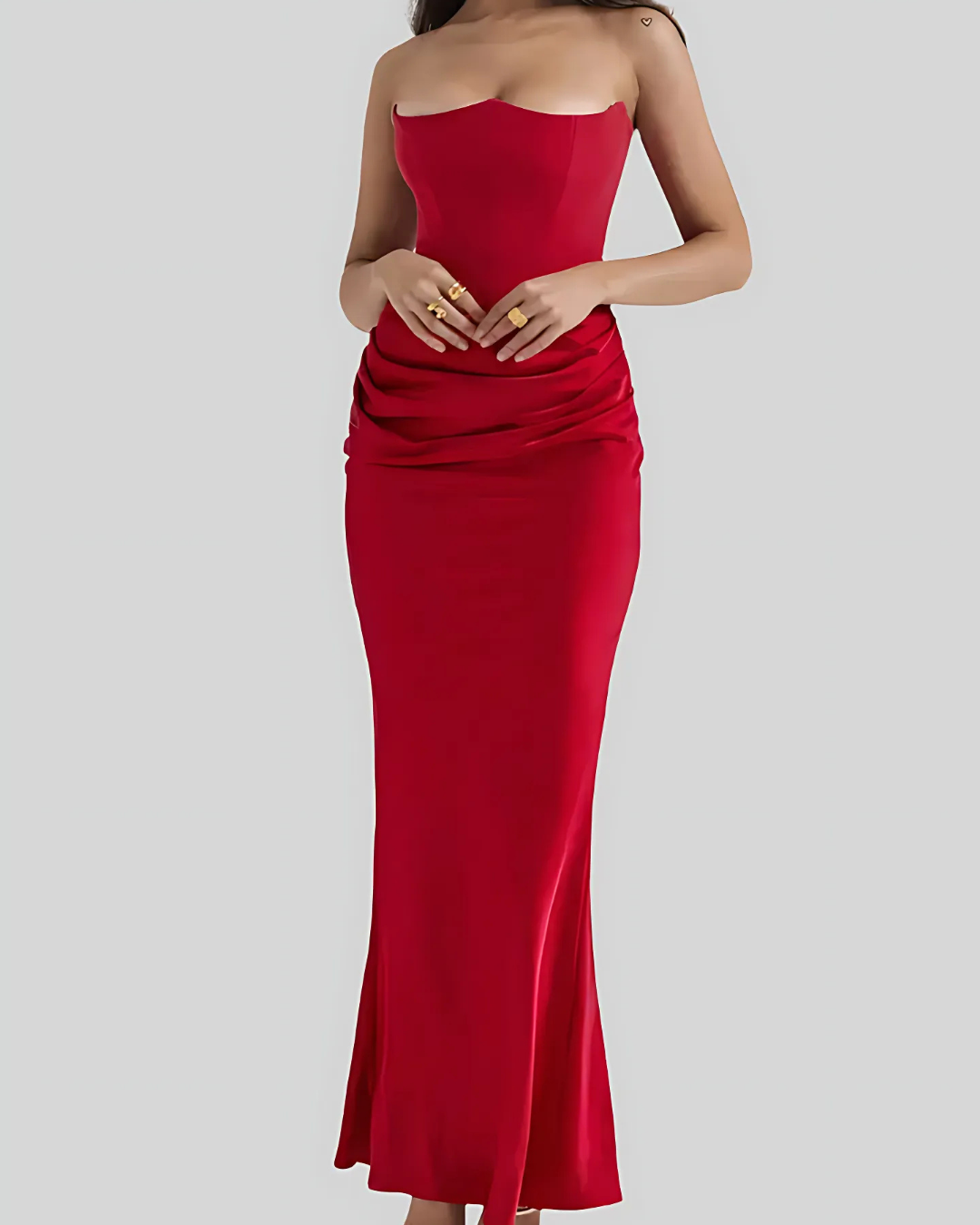 Isabelle's™ | Wedding Guest Draped Maxi Dress