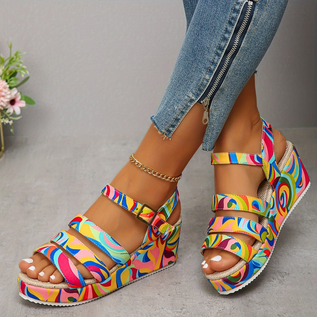 Isabelle's™ | Platform Ankle Strap Sandals