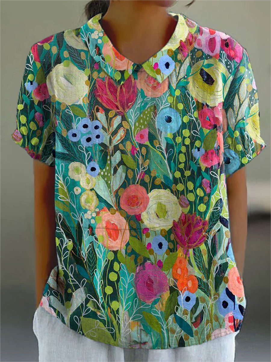 Isabelle's™ | Watercolor Floral Shirt
