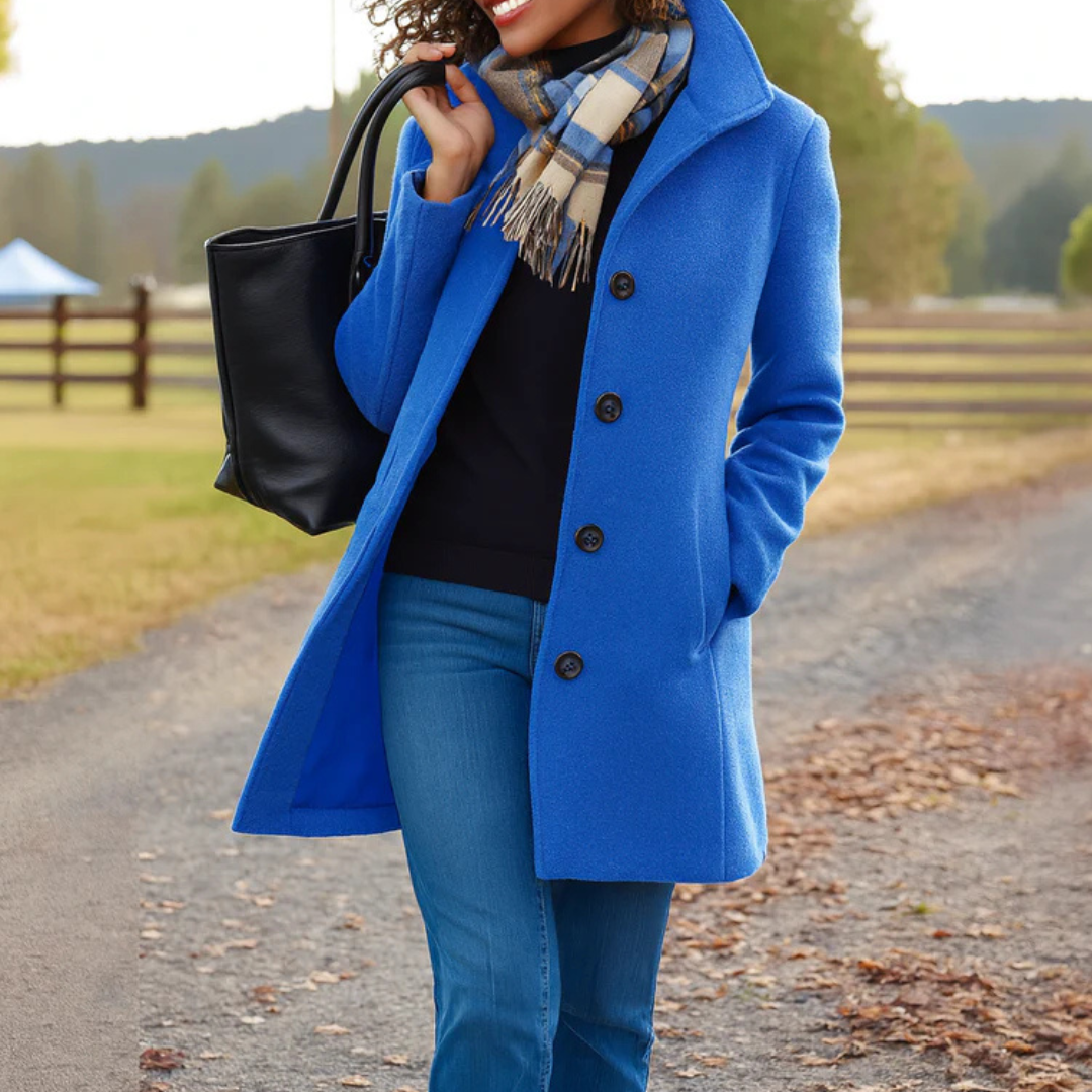 Isabelle's™ | Classic Winter Coat with Front Button Closure