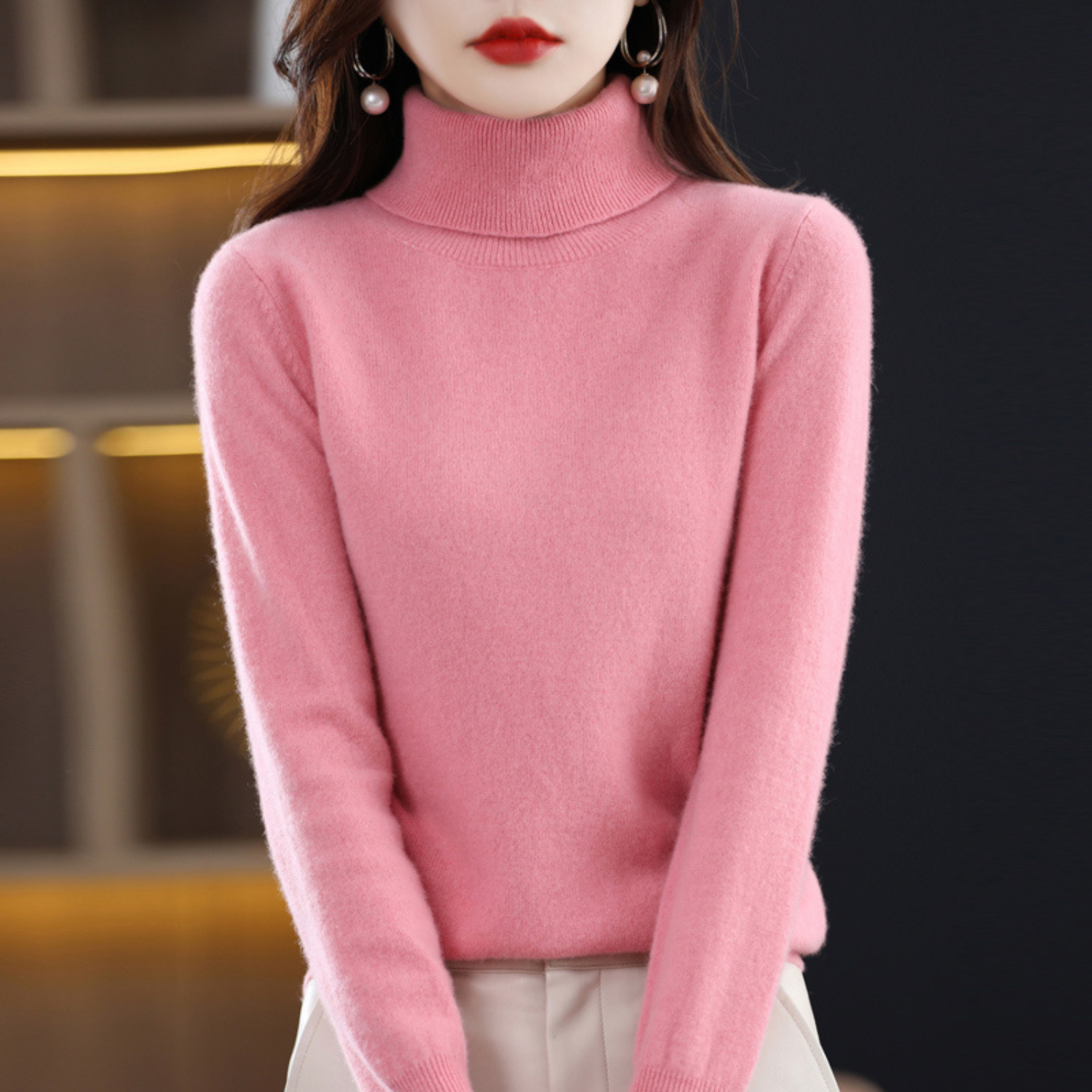 Isabelle's™ | Winter Classic Turtleneck Knit Sweater