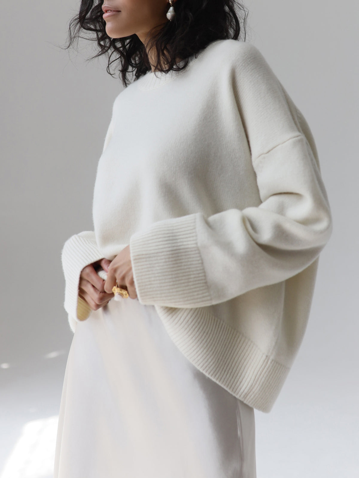 Isabelle's™ | Winter Oversized Knit Pullover Sweater