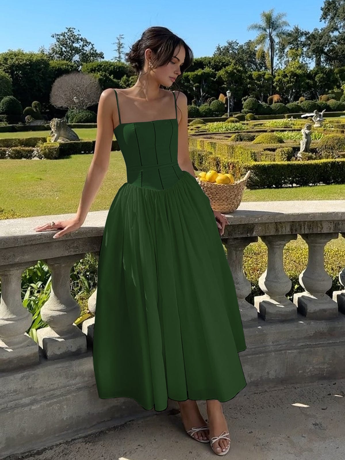 Isabelle's™ | Wedding Guest Corset Midi Dress