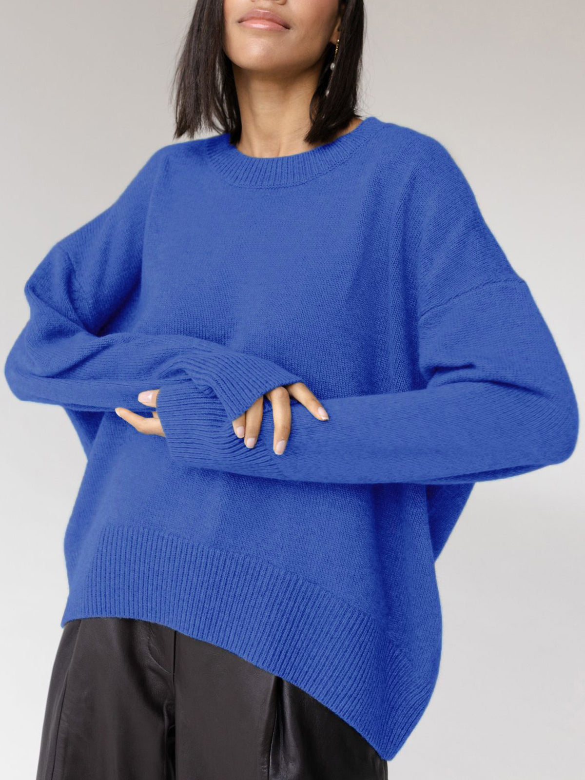 Isabelle's™ | Winter Oversized Knit Pullover Sweater