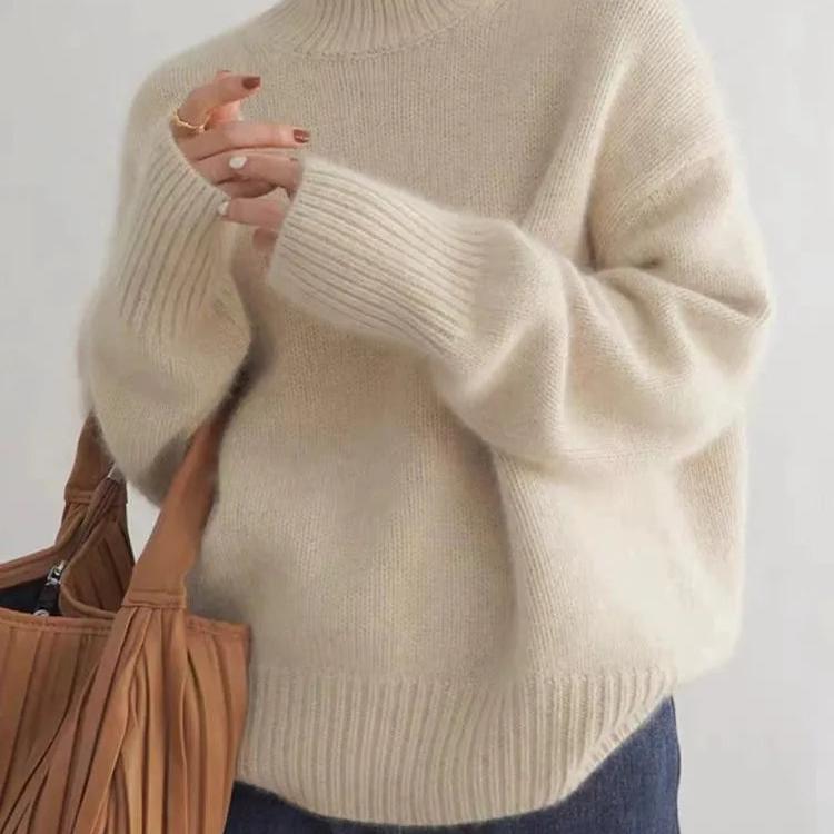 Isabelle's™ | Winter Oversized Turtleneck Knit Sweater