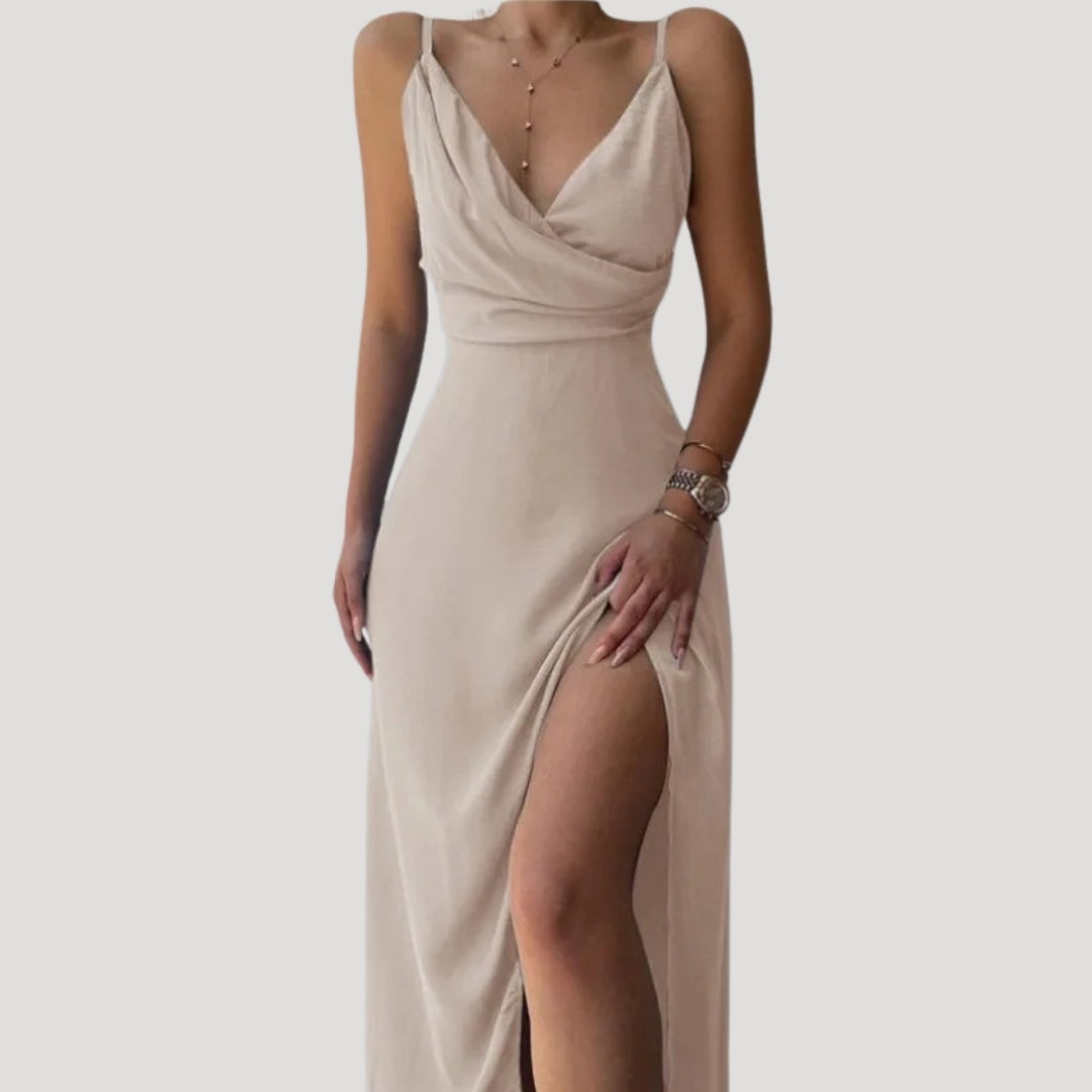 Isabelle's™ | Wedding Guest Slit Maxi Dress