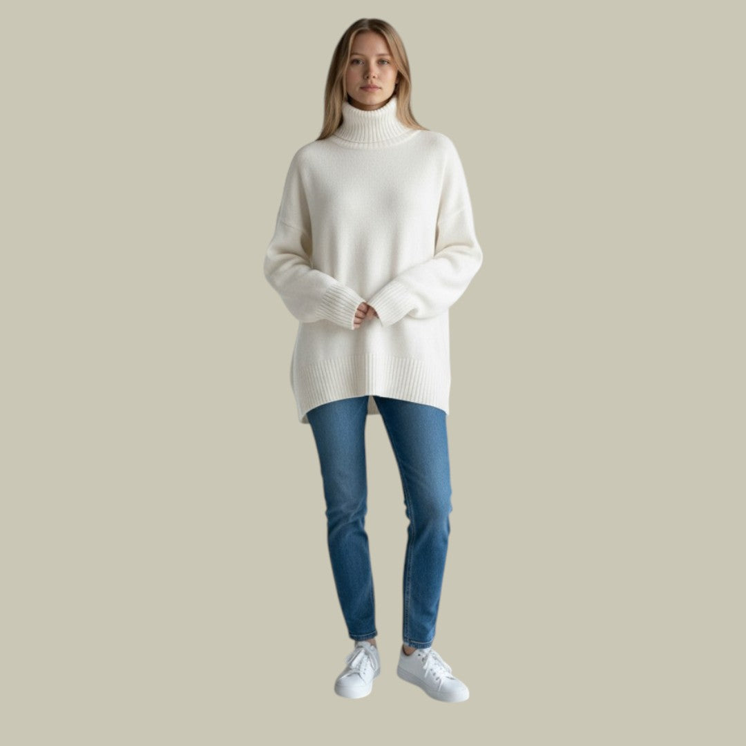 Isabelle's™ | Modern Relaxed Fit Winter Turtlenecks Sweater