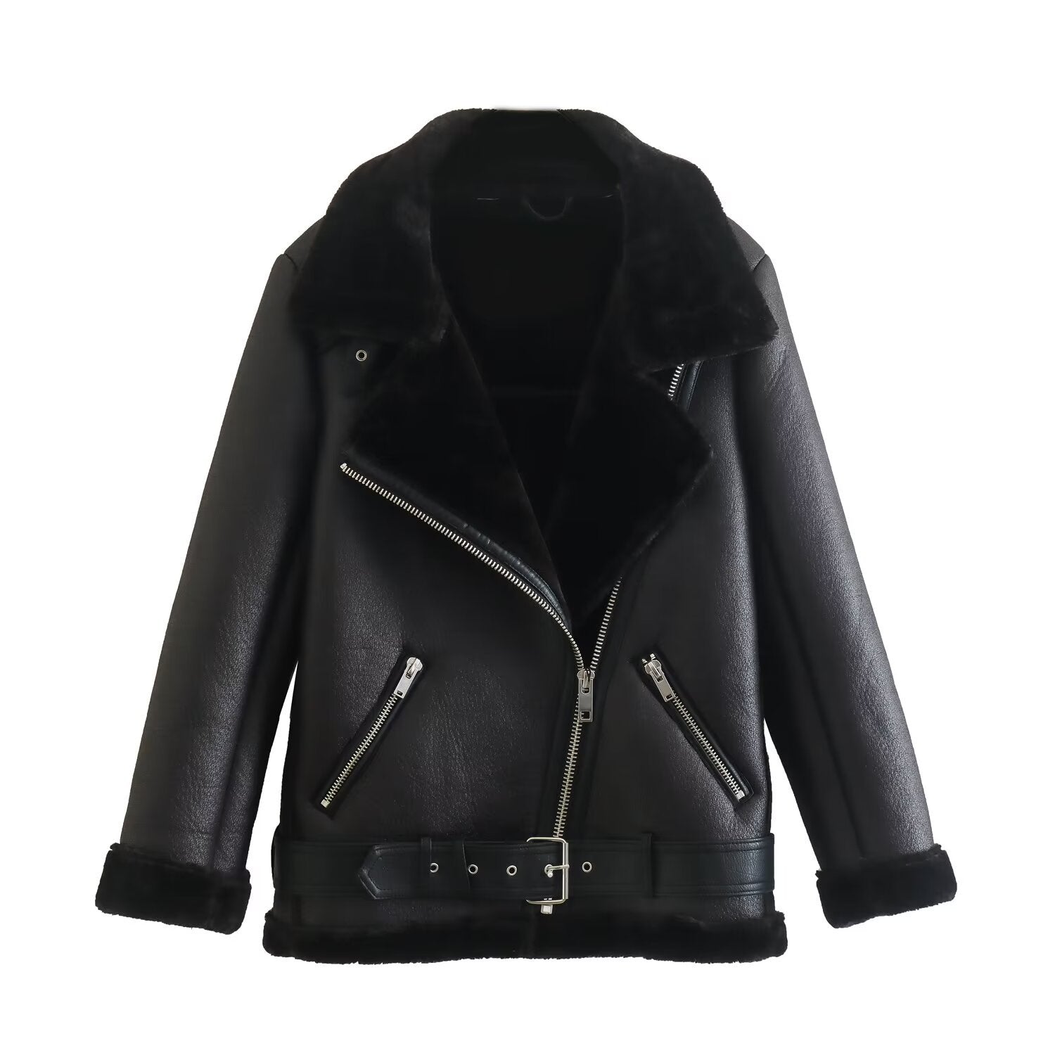 Isabelle's™ | Fur Leather Jacket
