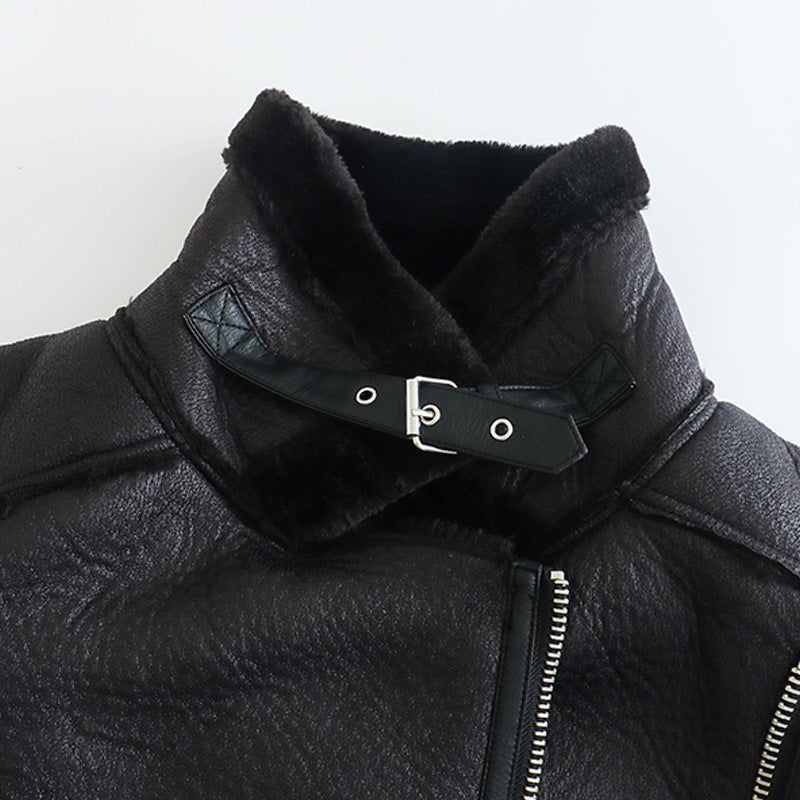 Isabelle's™ | Fur Leather Jacket
