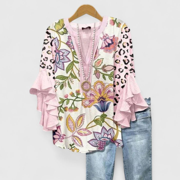 Isabelle's™ | Ruffle Sleeve Blouse