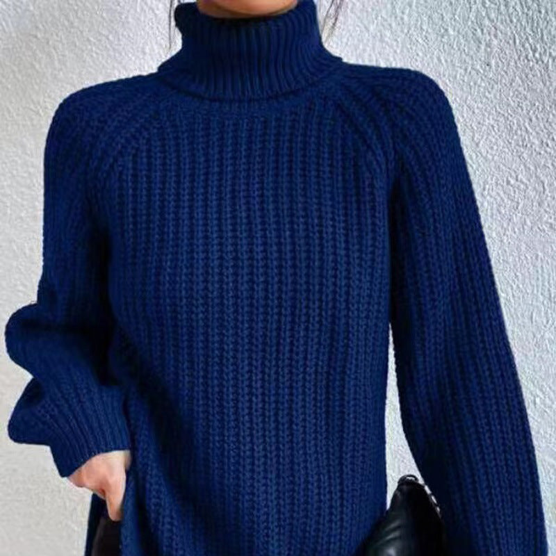 Isabelle's™ | Winter Turtleneck Ribbed Knit Sweater