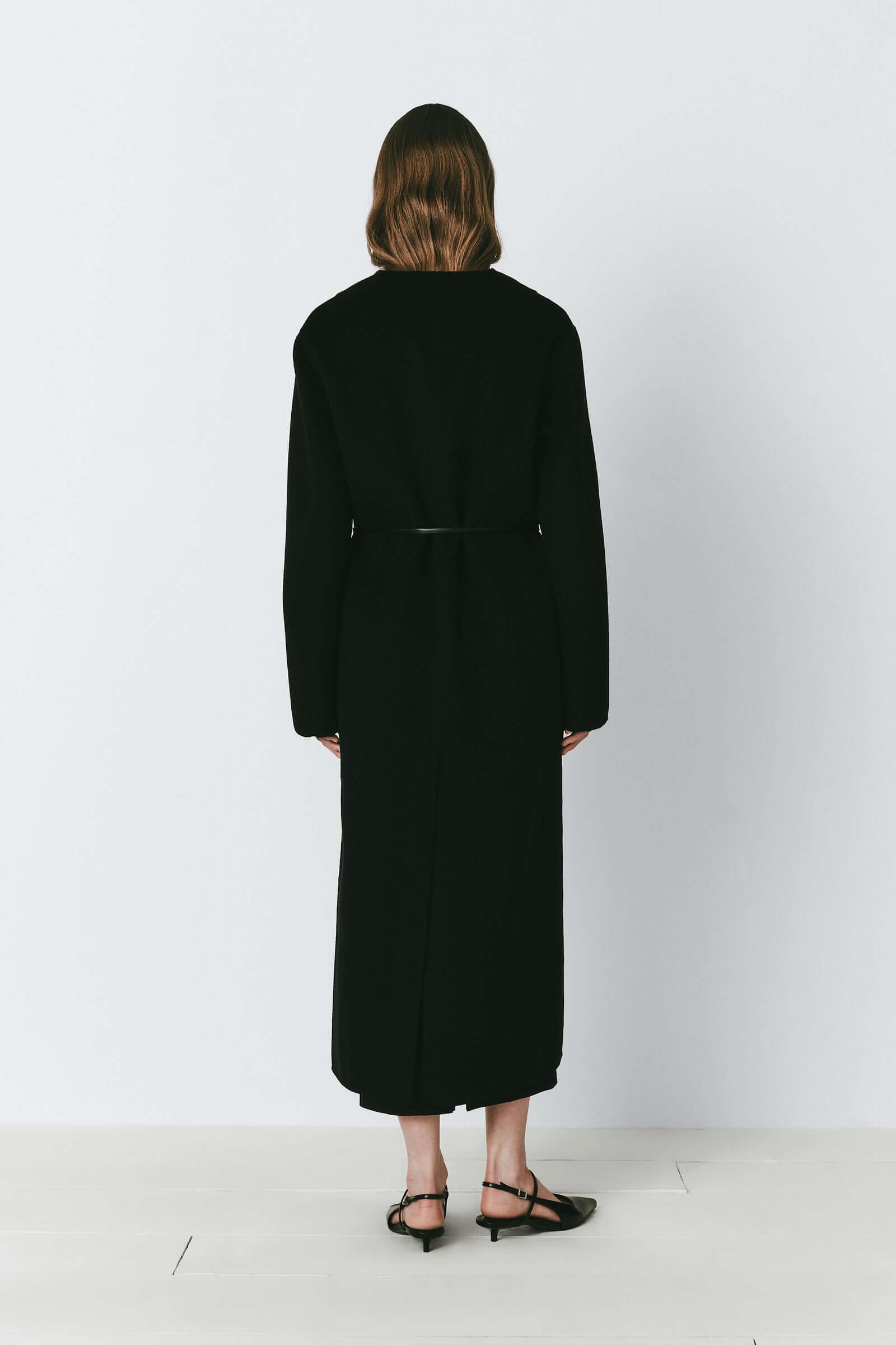 Mathé Belted Double-Faced Coat