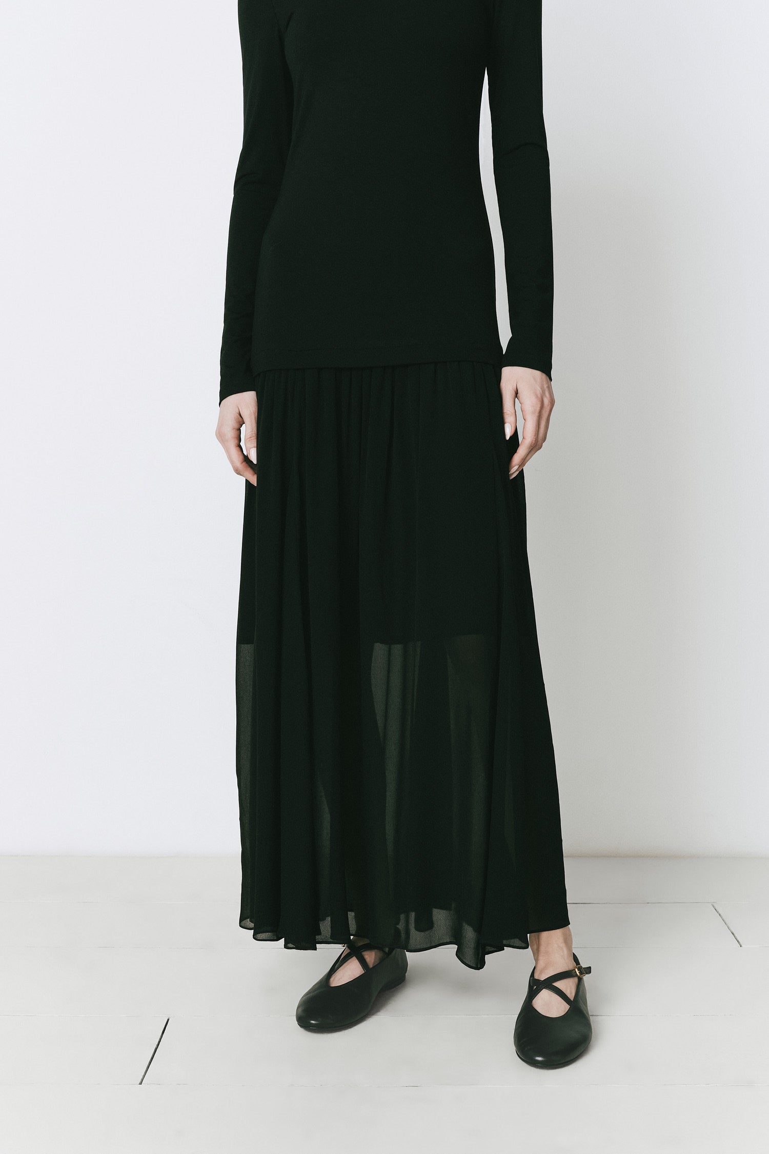 Solène Turtleneck Maxi Dress