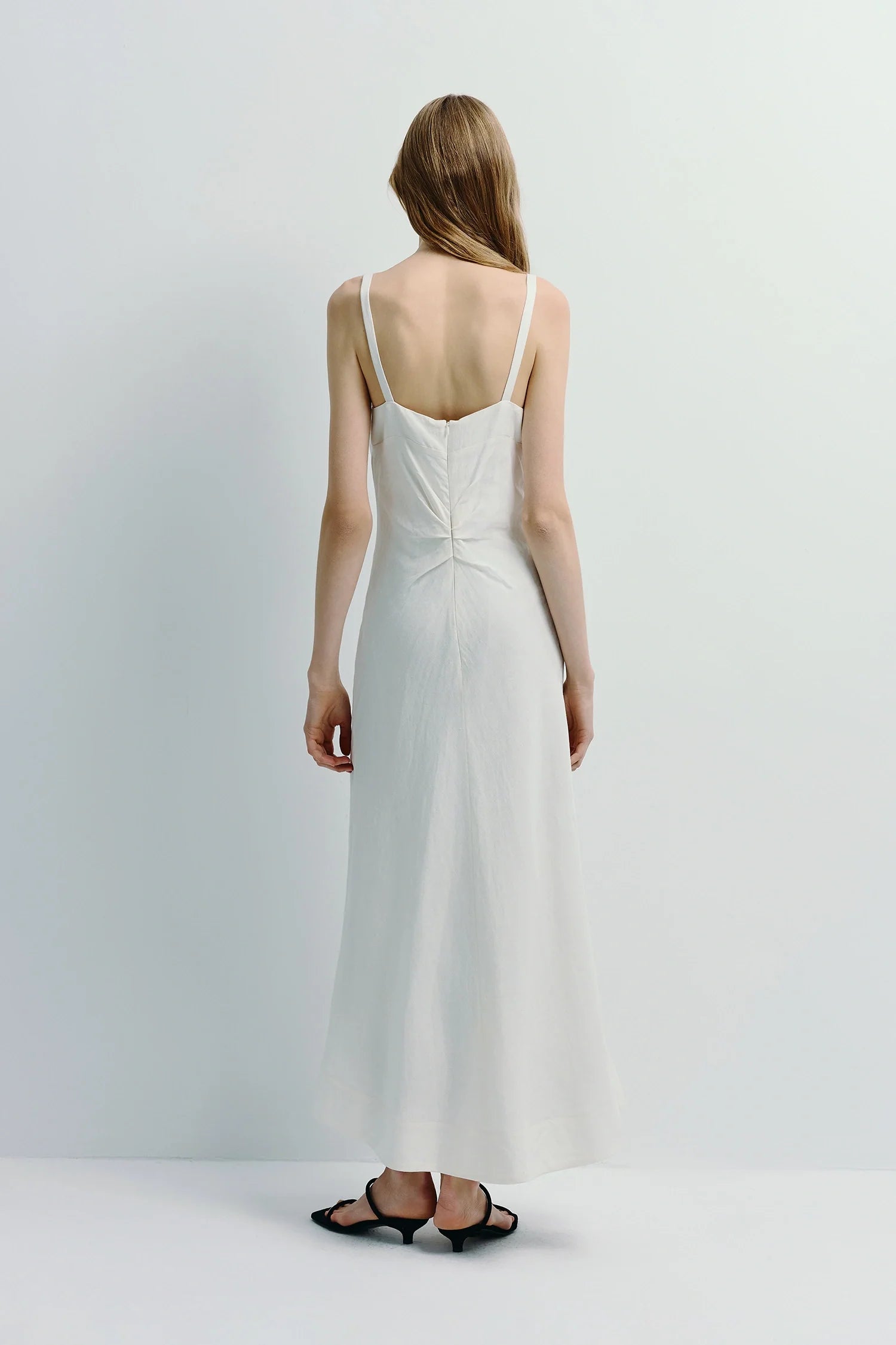 Jiselle Pleated Waist Dress