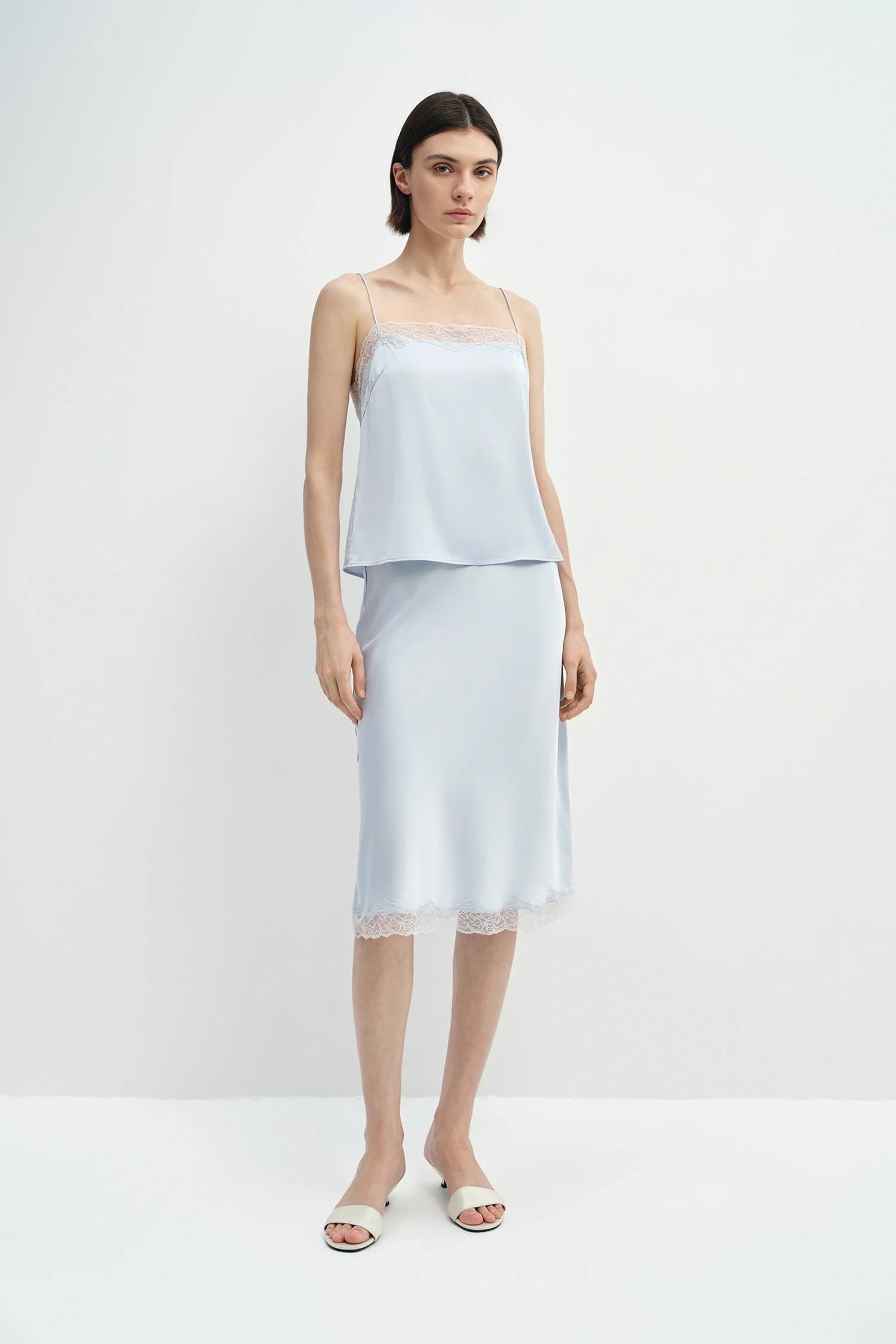 Alva Lace Hem Skirt