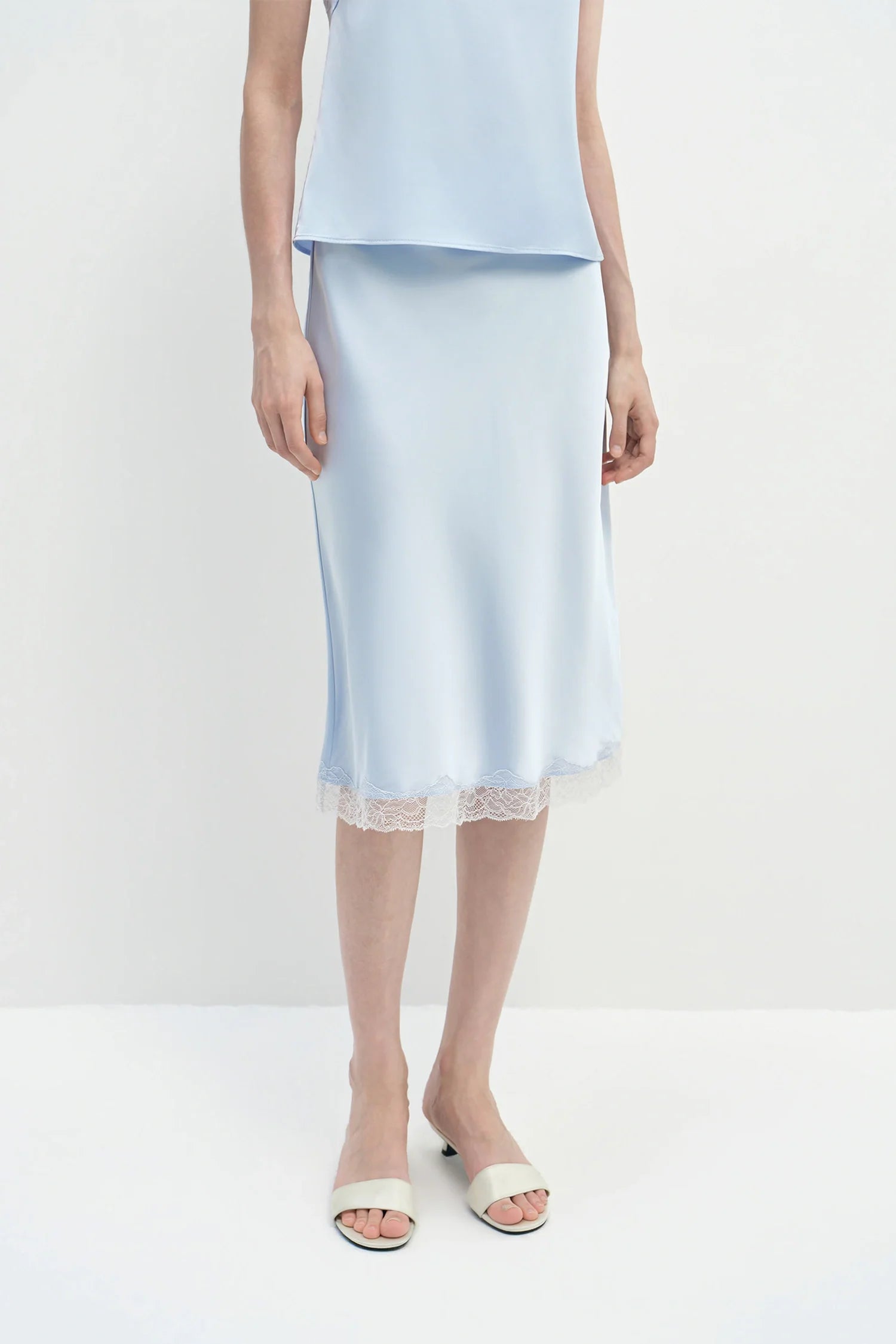 Alva Lace Hem Skirt