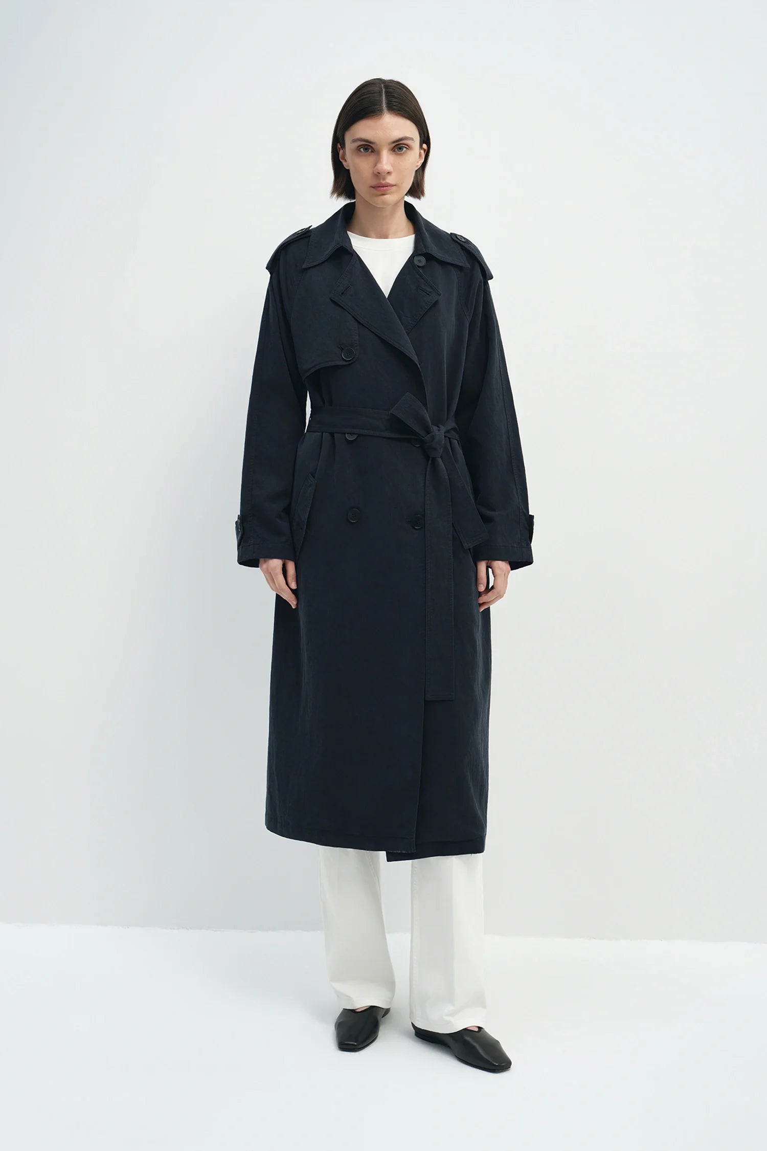 Elva Belted Trench Coat