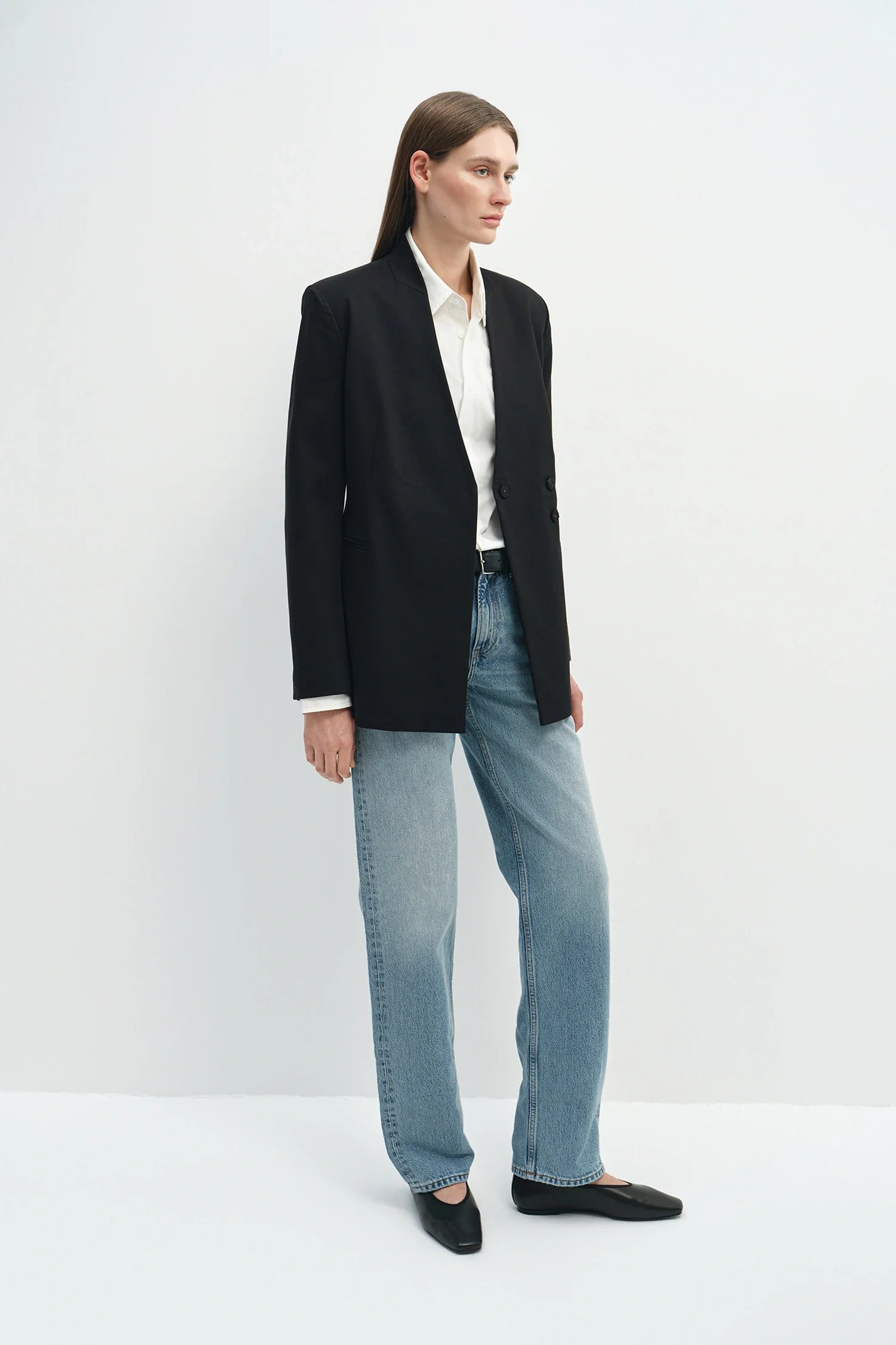 Miray Collarless Blazer