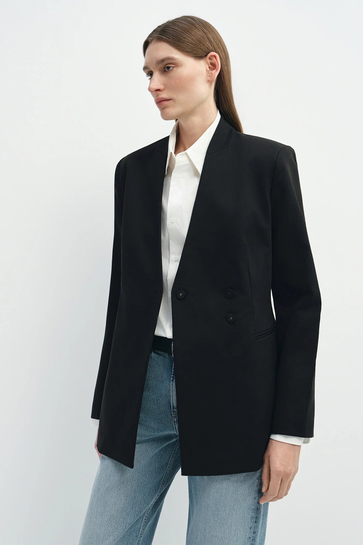Miray Collarless Blazer