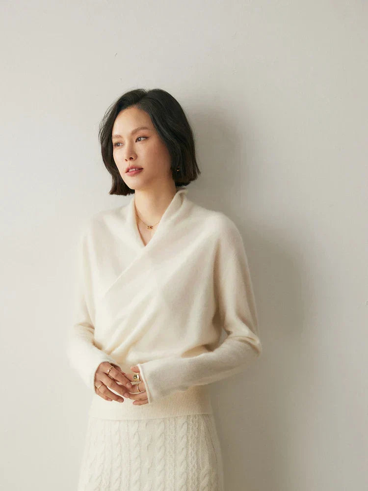 Isabelle's™ | Elegant Wrap Crossover Chic Sweater