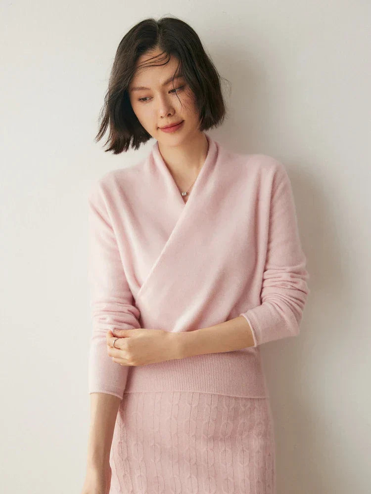 Isabelle's™ | Elegant Wrap Crossover Chic Sweater