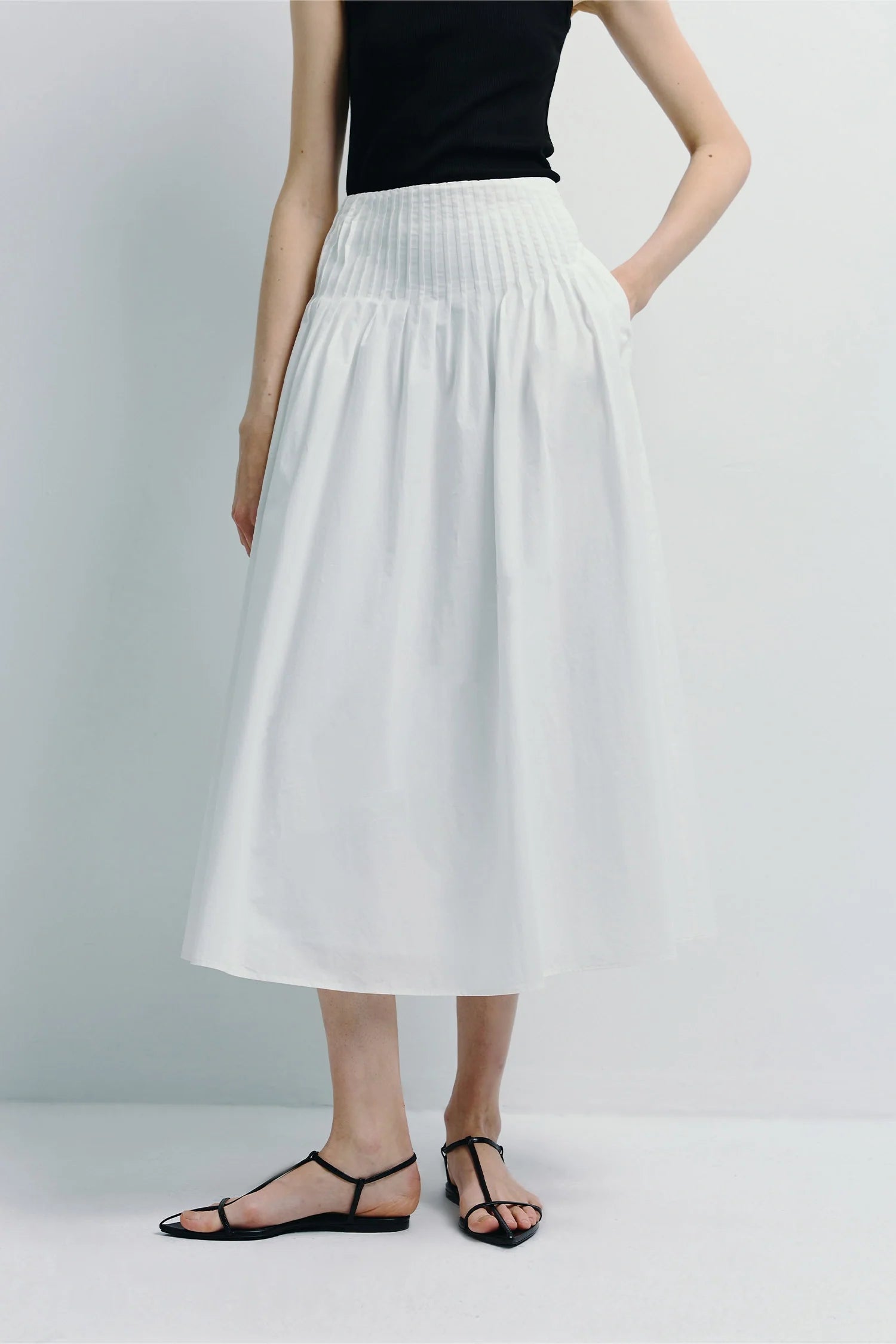 Piquenique Pintuck Skirt