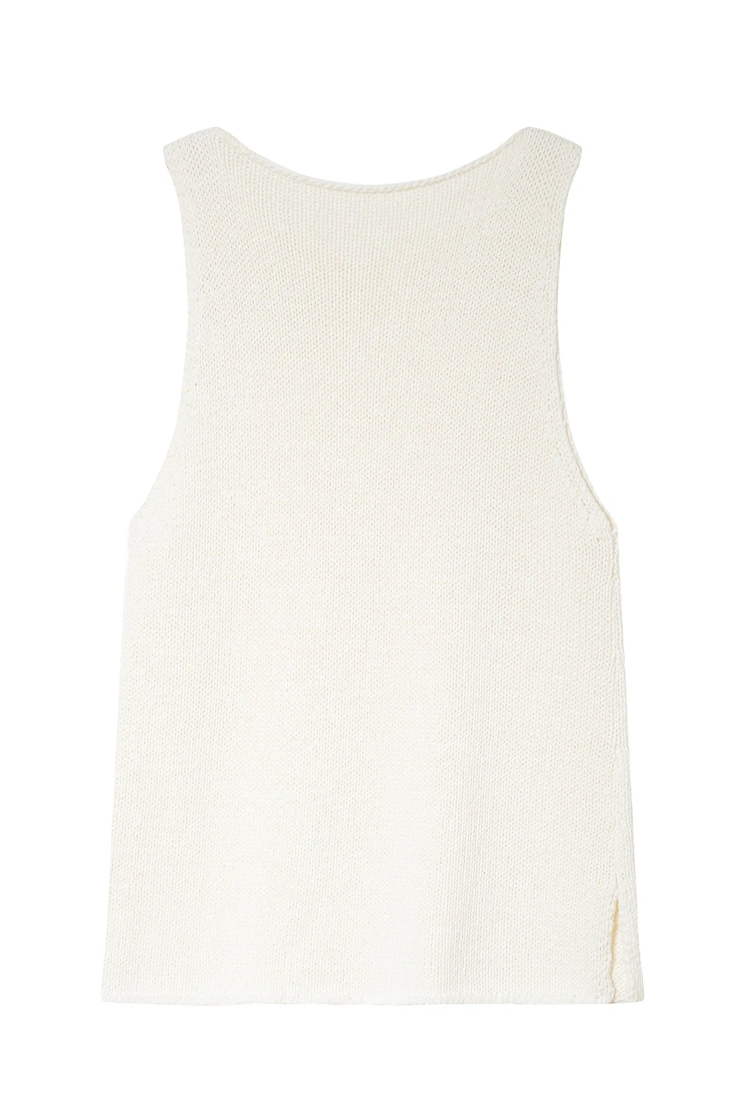 Tricot Boatneck Sweater Tank