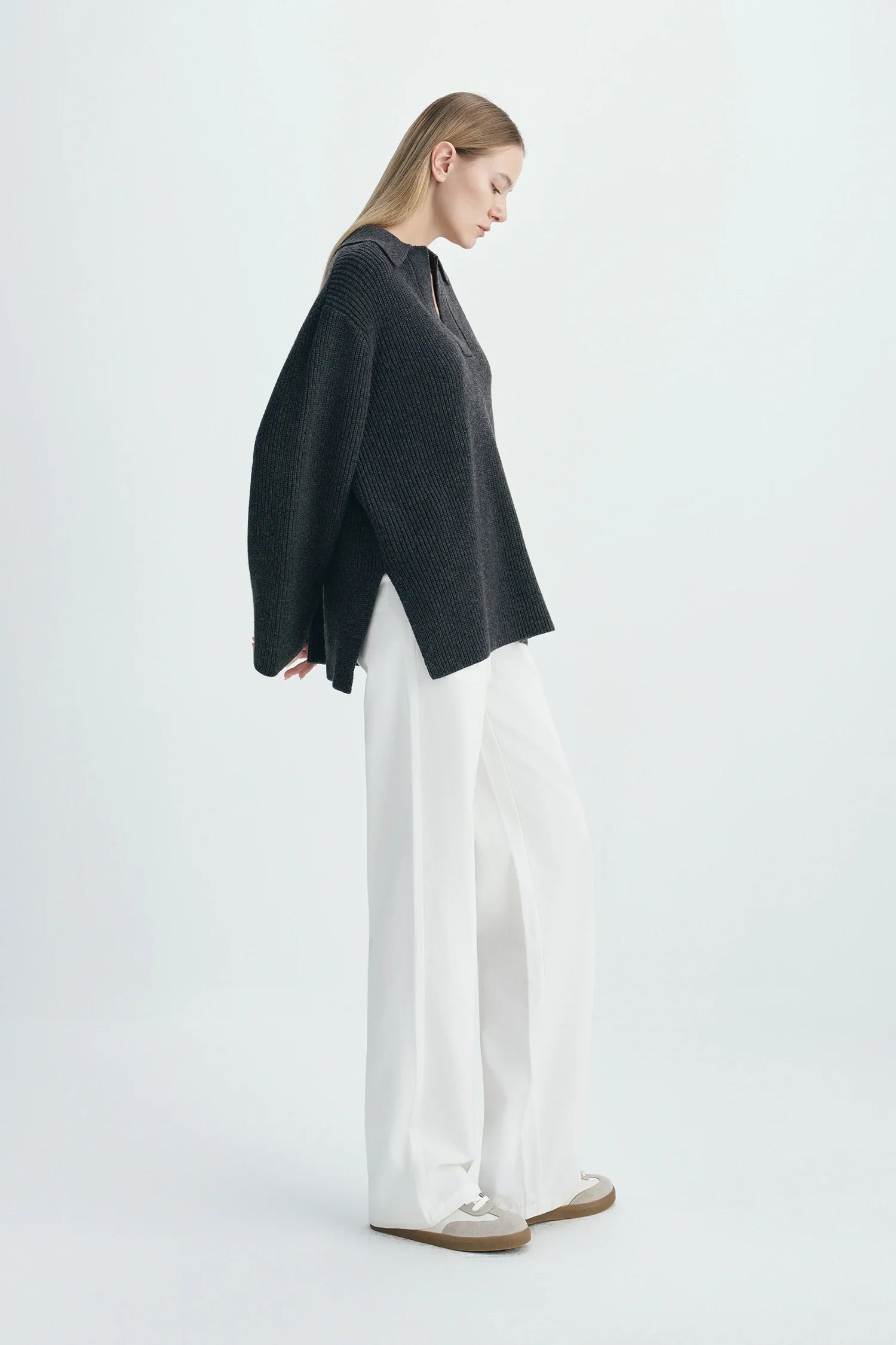 Crémieux Boxy Polo Sweater