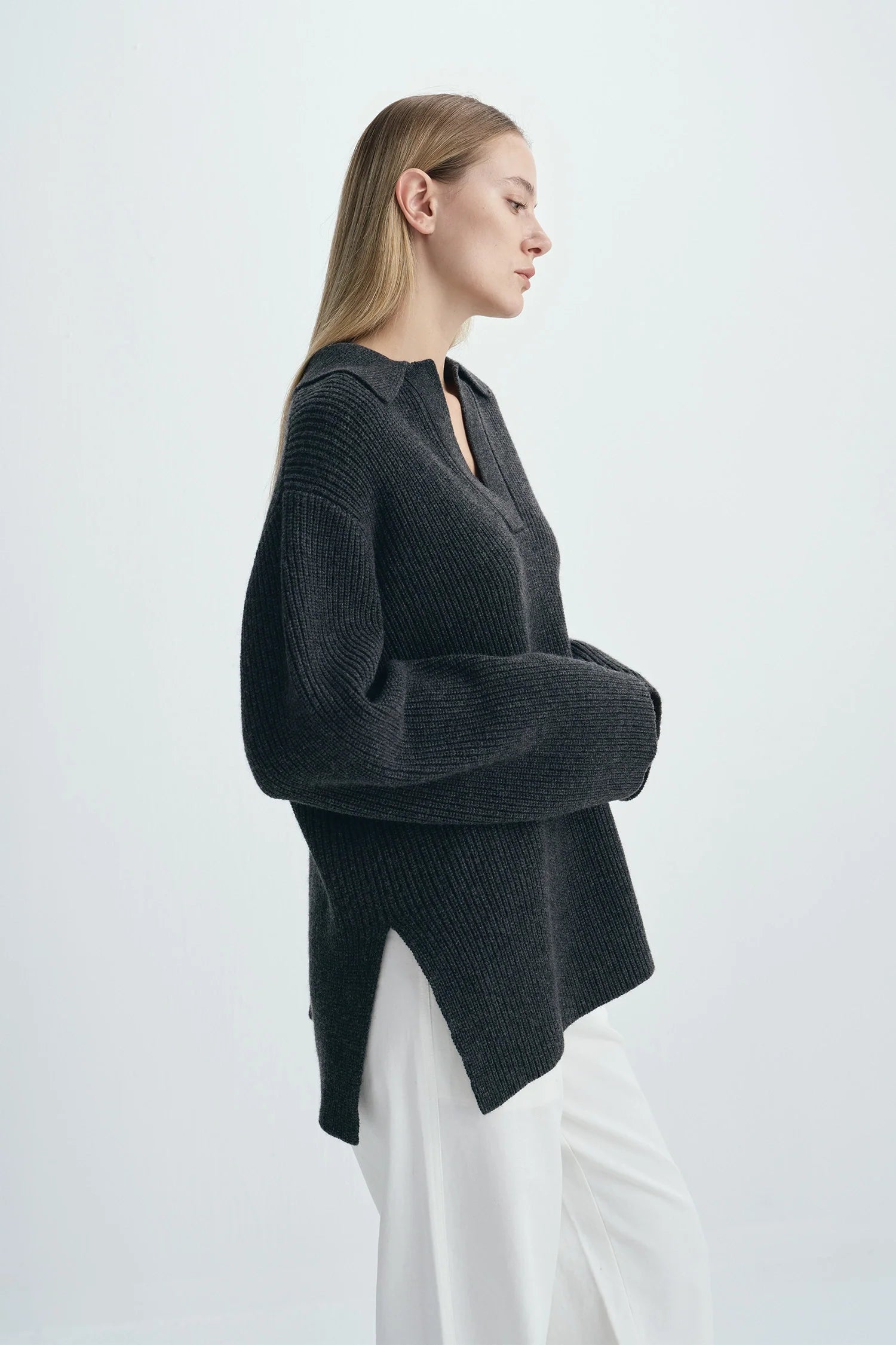Crémieux Boxy Polo Sweater