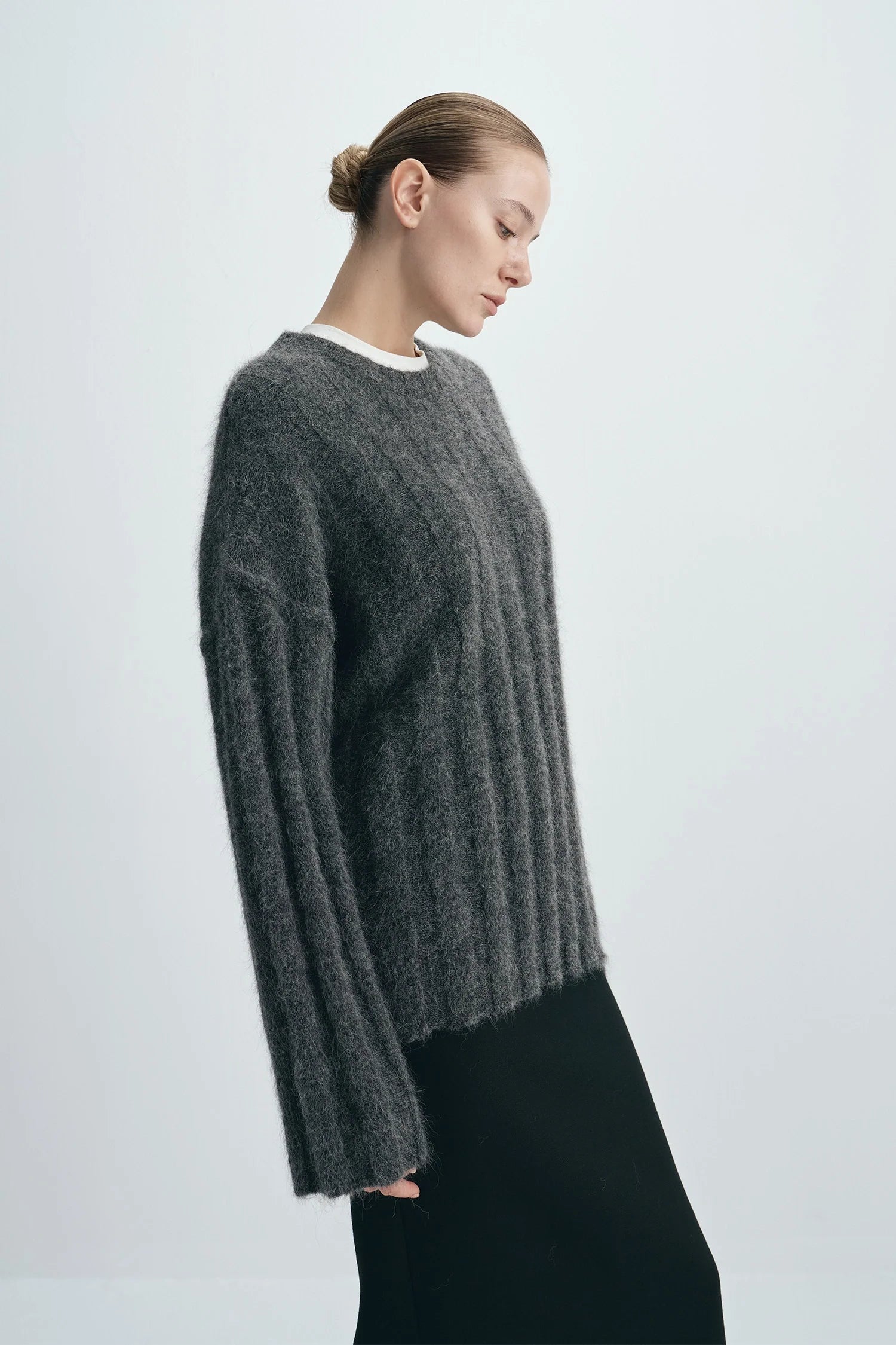 Vendome Wide Rib Boxy Sweater