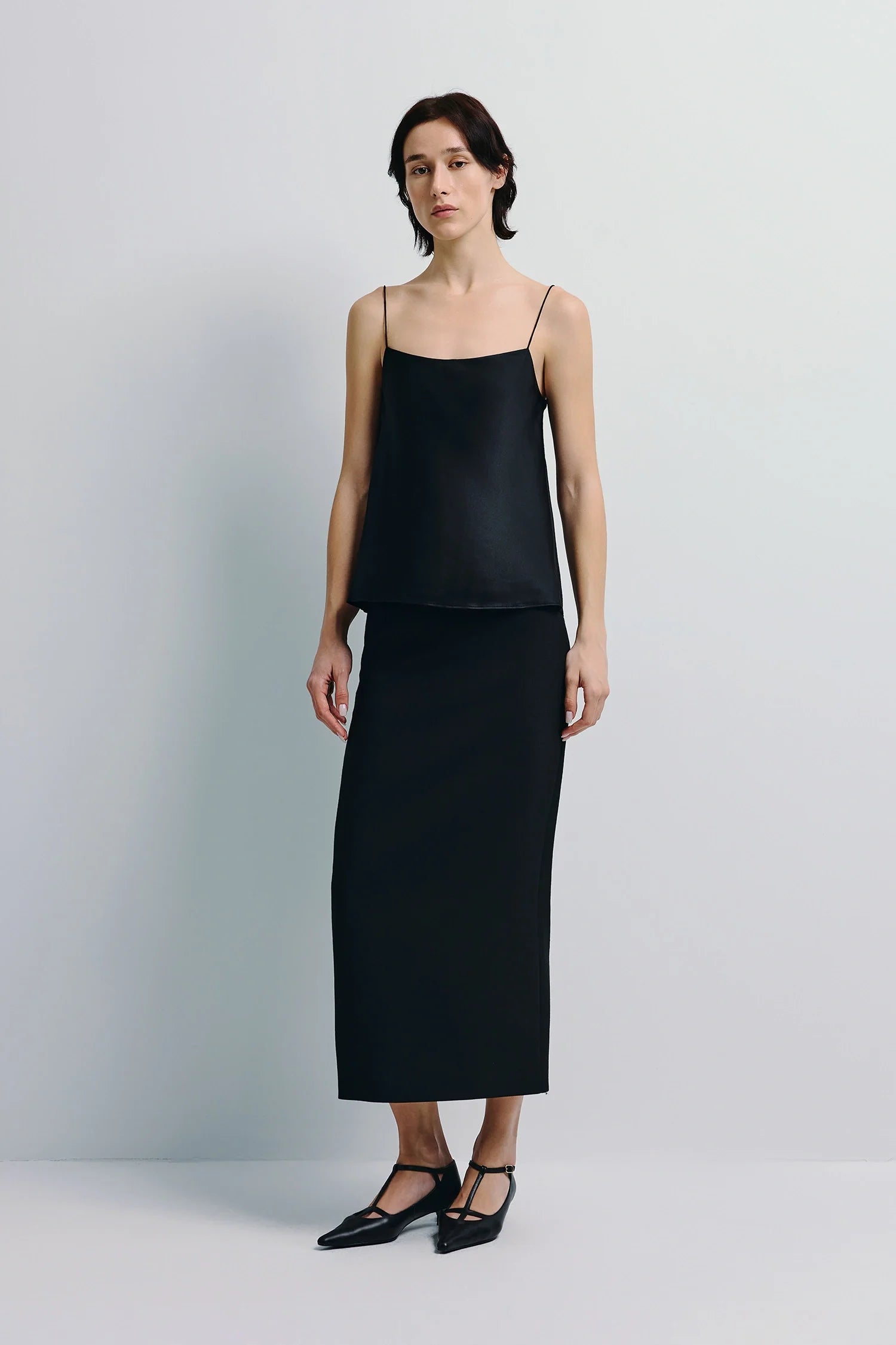Roux Midi Pencil Skirt