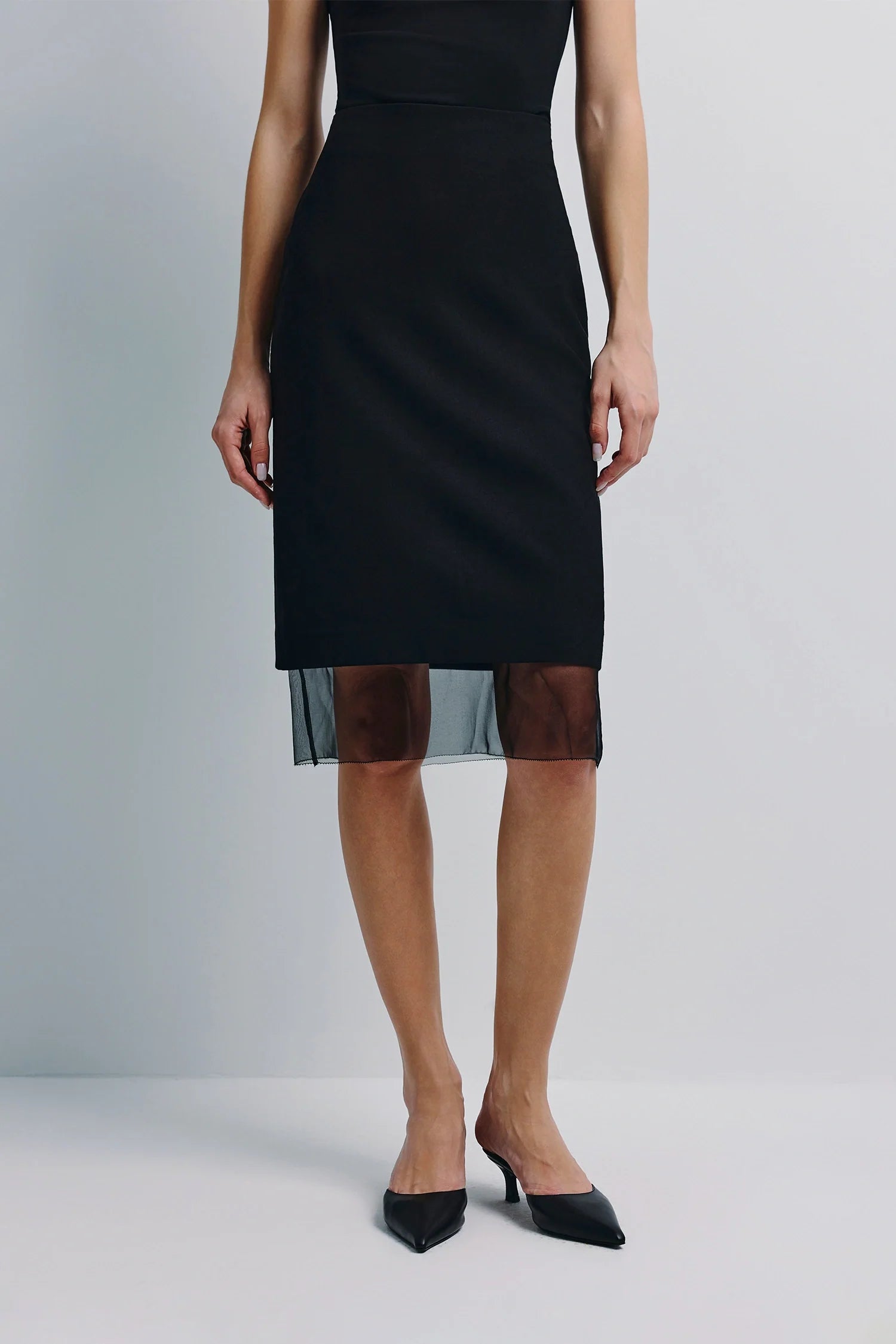 Mille Organza Insert Skirt