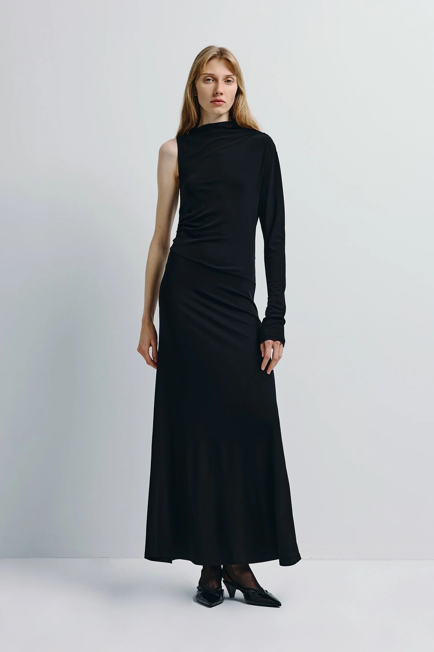 Blaine Draped Maxi Dress