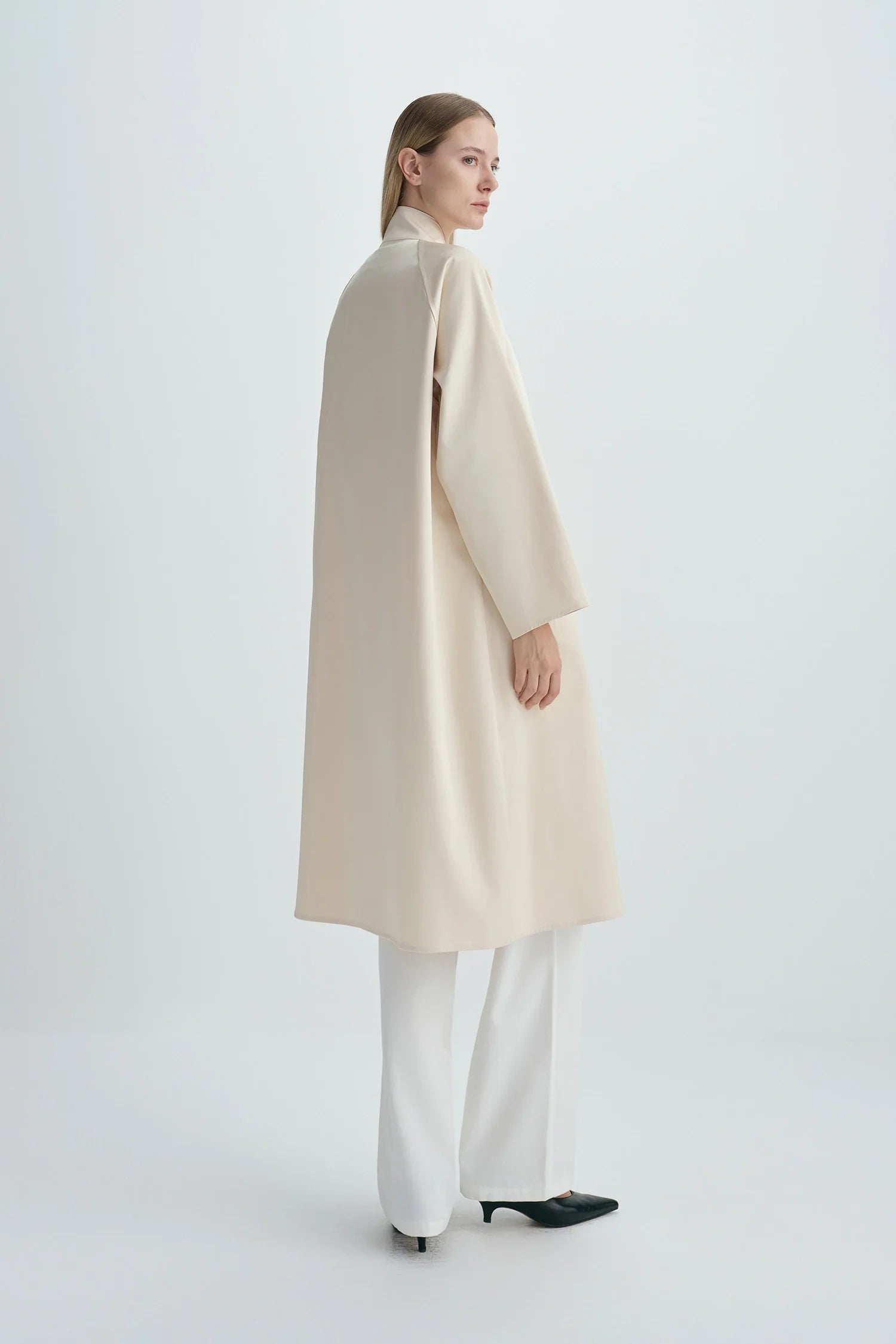 Anne Satin Coat