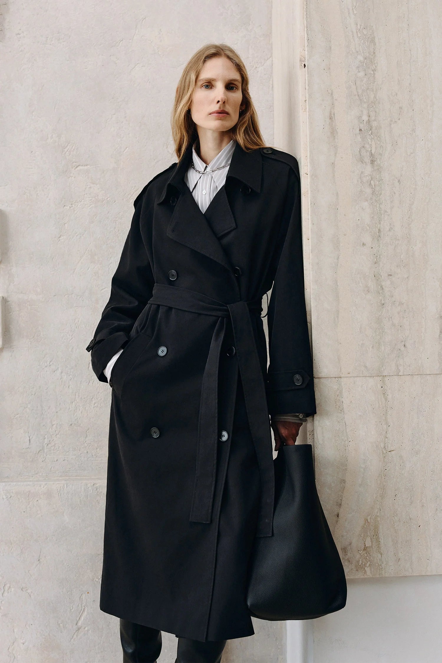 Lea Belted Trench Coat