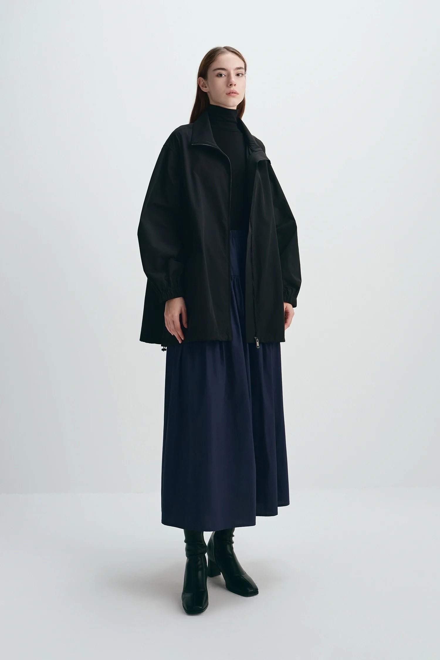 Corben Zip Front Parachute Jacket