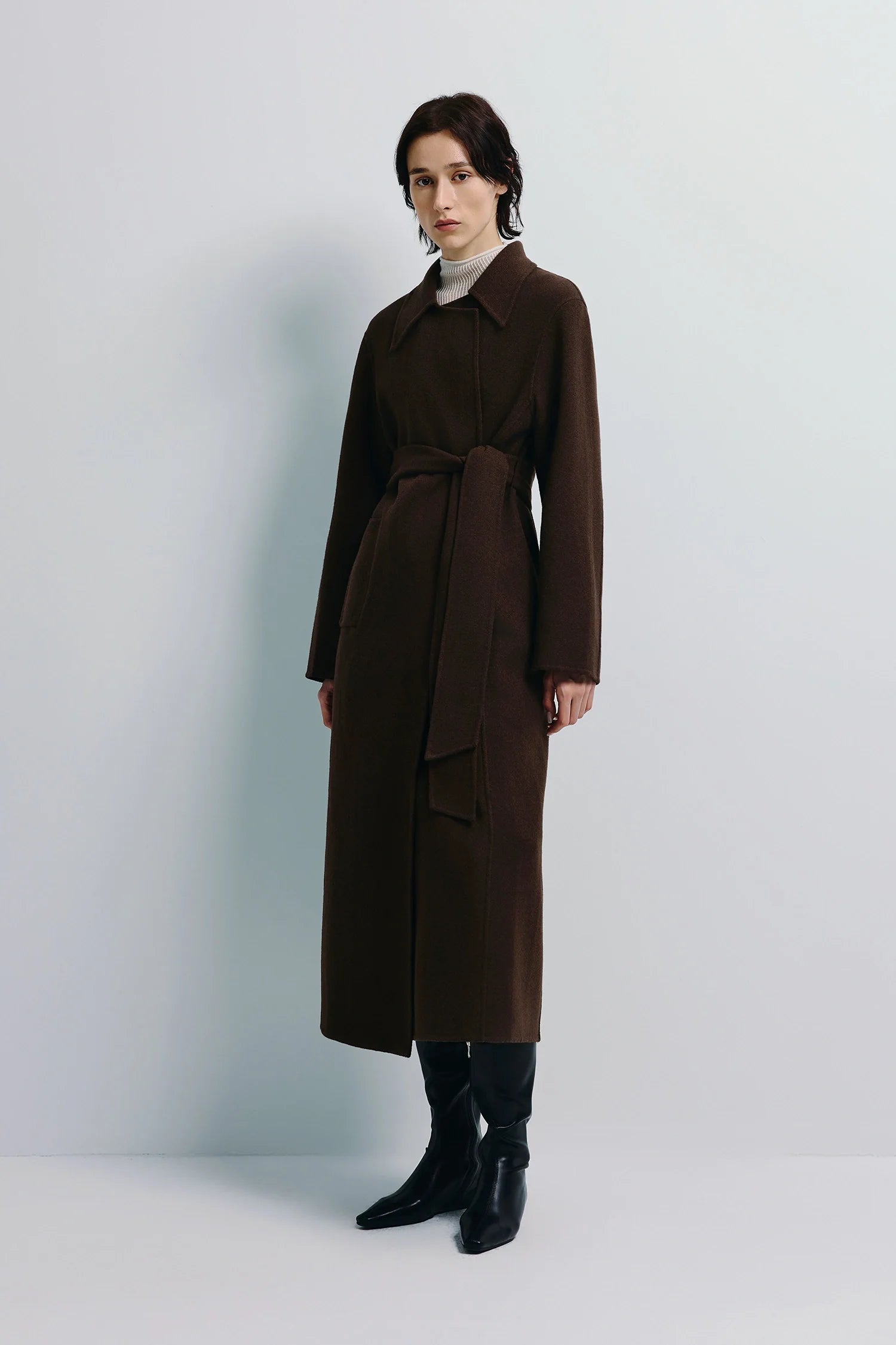Kerrie Belted Handmade Coat