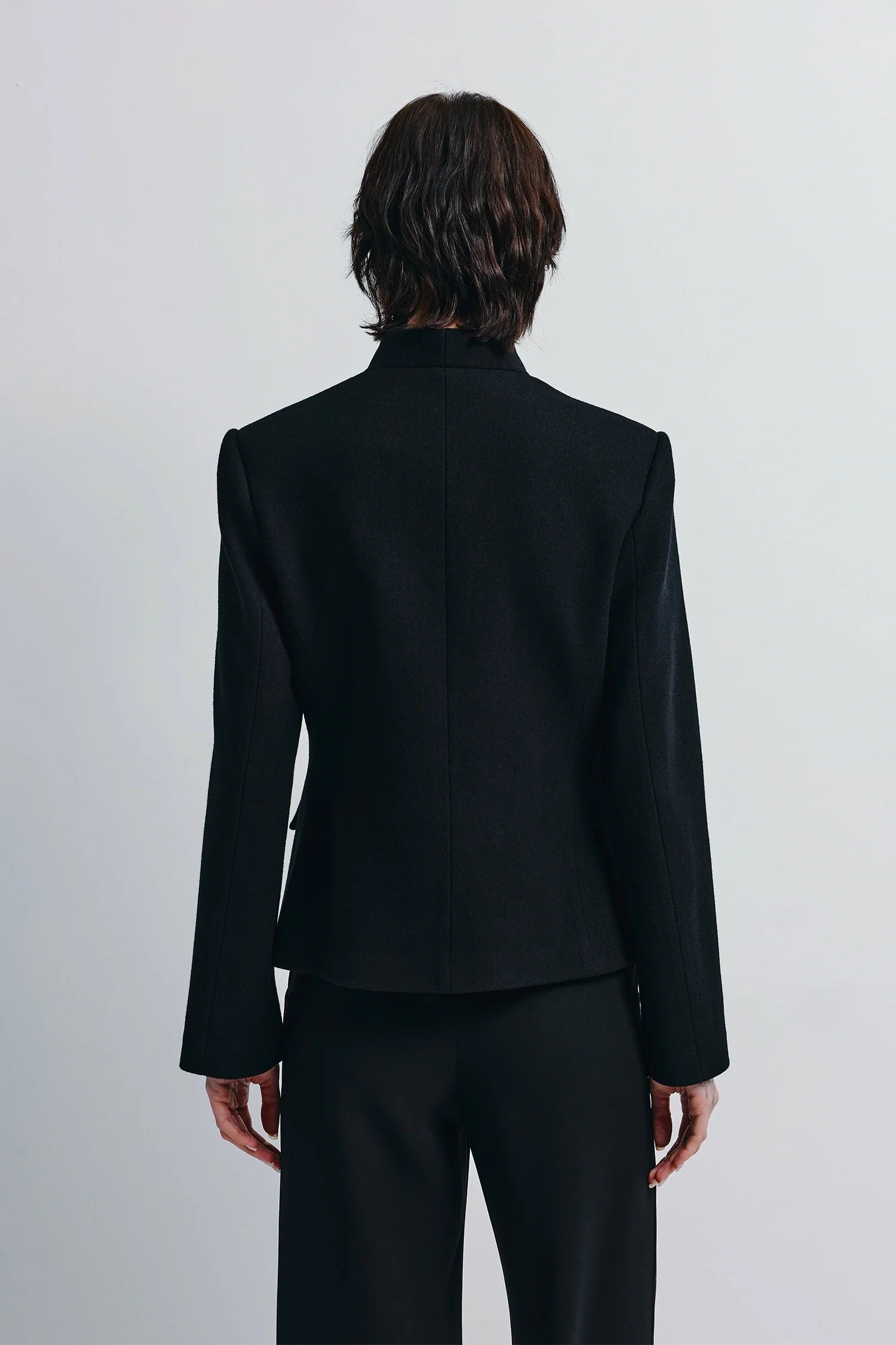 Camberly Collarless Short Blazer